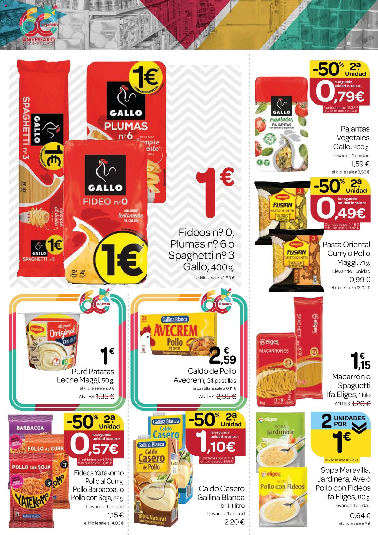 Supermercados El Jamón folleto │ válido desde el 23.04.2026 | Página: 14 | Productos: Jamón, Fideos, Pasta, Barbacoa
