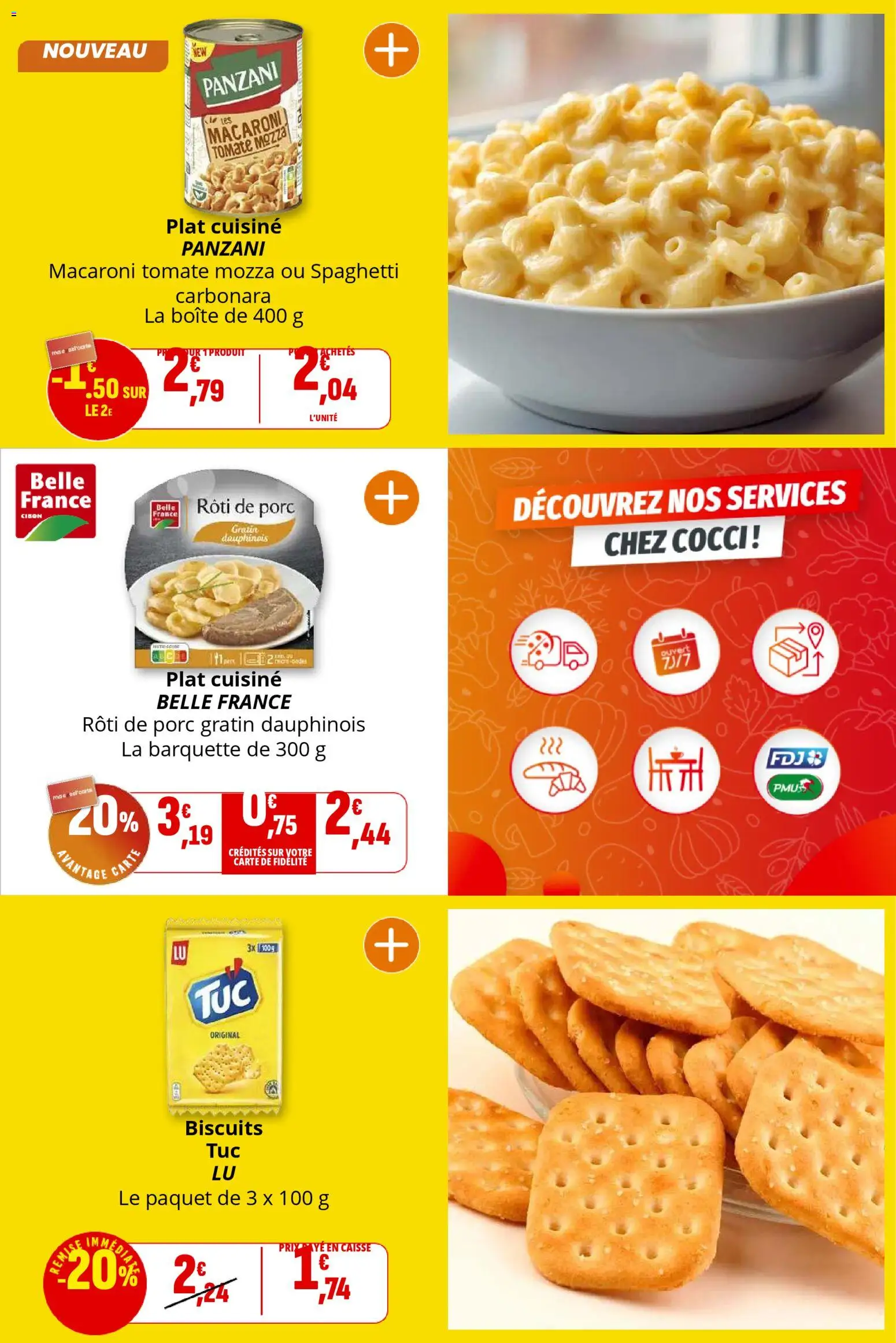 {H1} | Page: 17 | Produits: Spaghetti, Porc, Biscuits