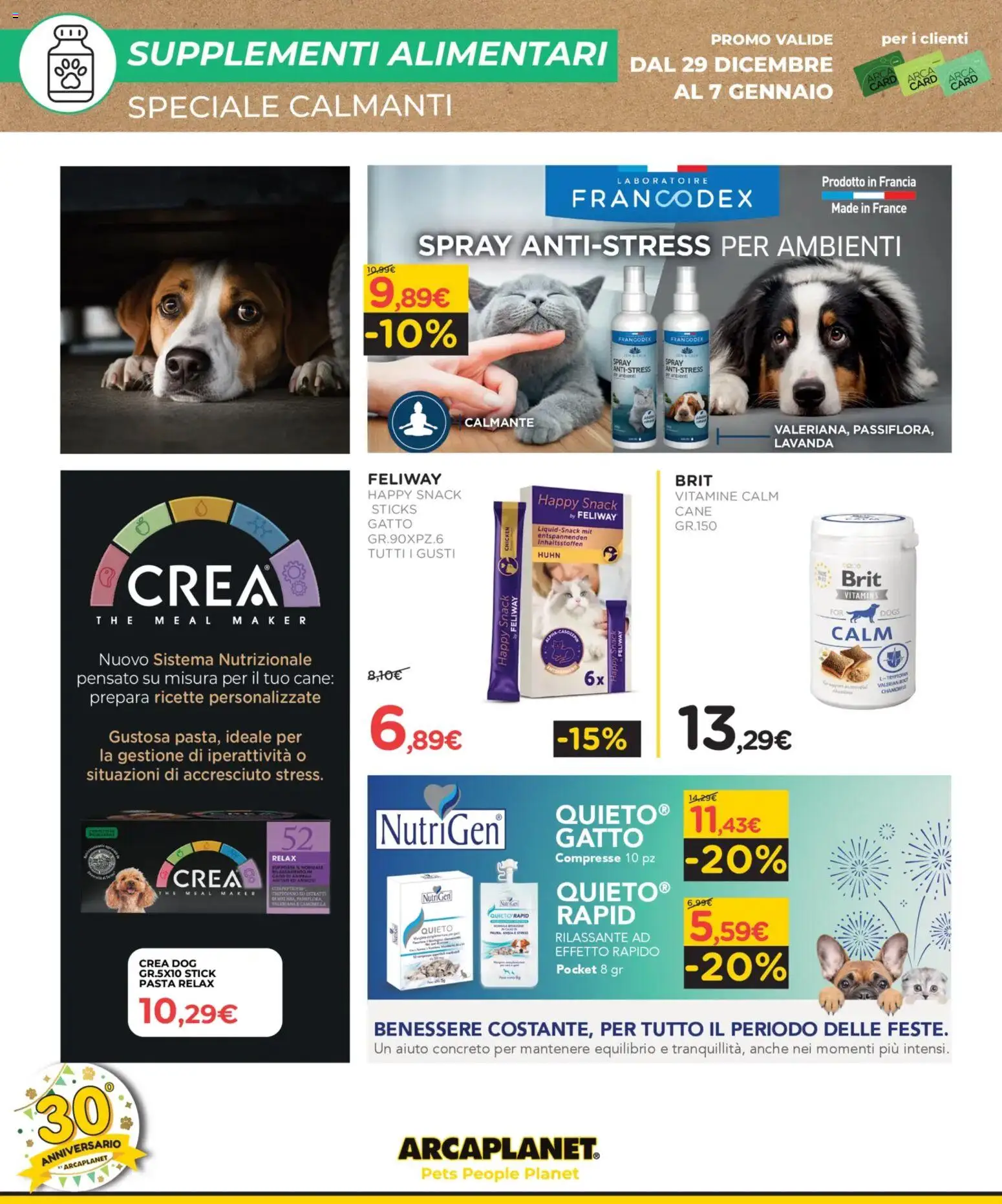 Volantino Arcaplanet del 29.12.2025 | Pagina: 18 | Prodotti: Pasta, Lavanda