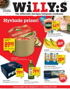 Willys - erbjudanden - Förhandsvisning av reklamblad från butik Willys aktuell från 17.11.2025