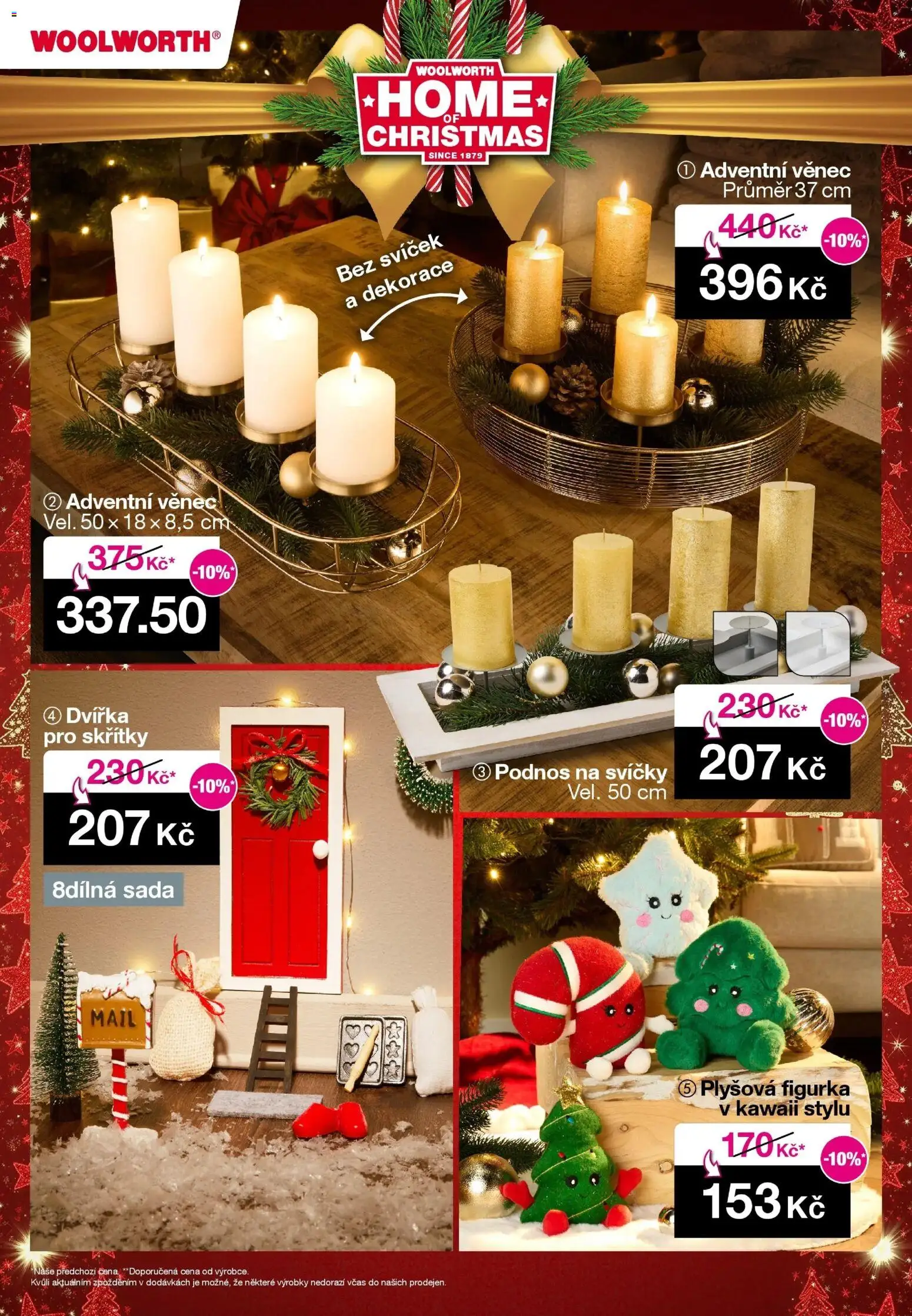 Woolworth leták od 21.11.2025 | Strana: 7 | Produkty: Podnos, Svíčky, Dekorace