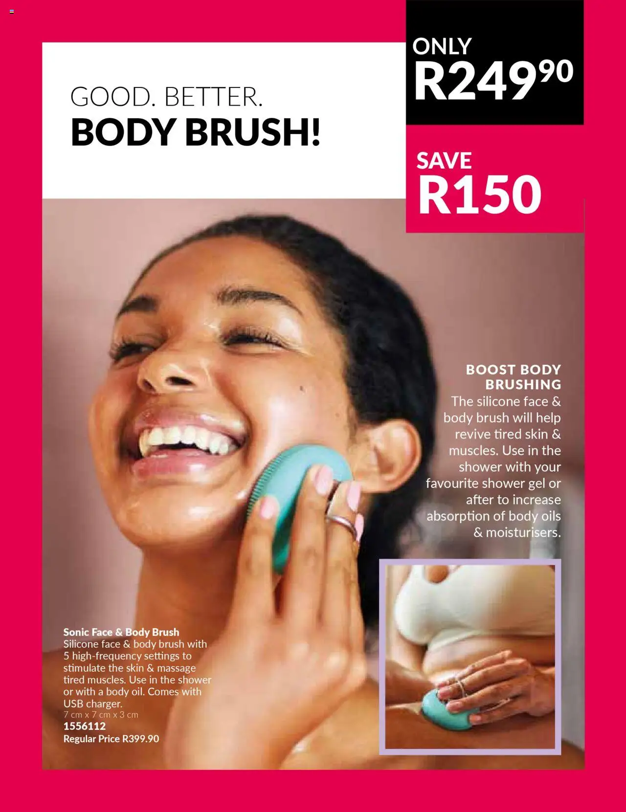 Avon - Womens Month │ valid from 14.08.2025 | Page: 20 | Products: Shower, Brush, Shower gel, Silicone