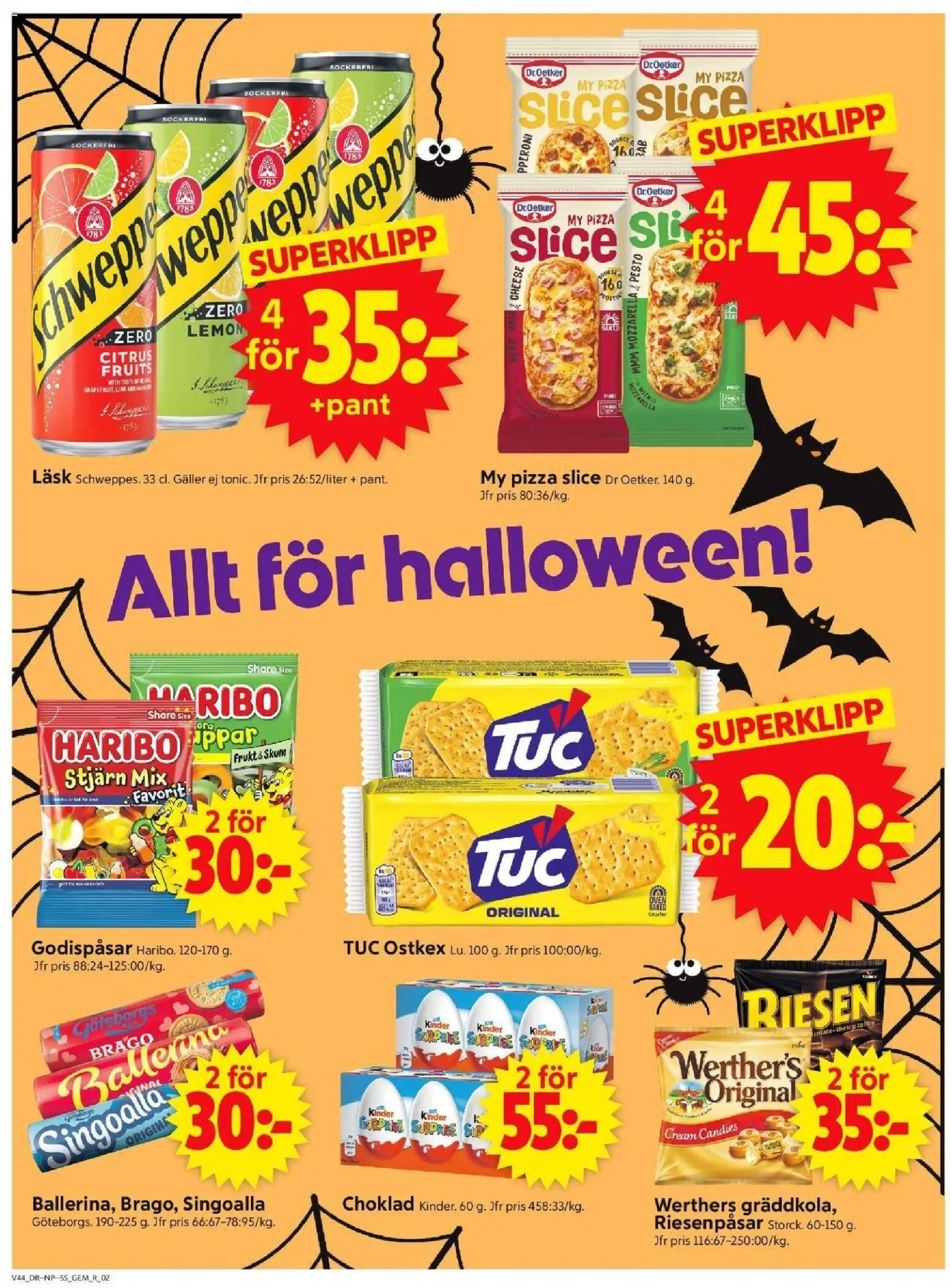 ICA Supermarket reklamblad aktuell från 27.10.2025 | Sida: 2 | Produkter: Singoalla, Galler, Pizza, Pesto