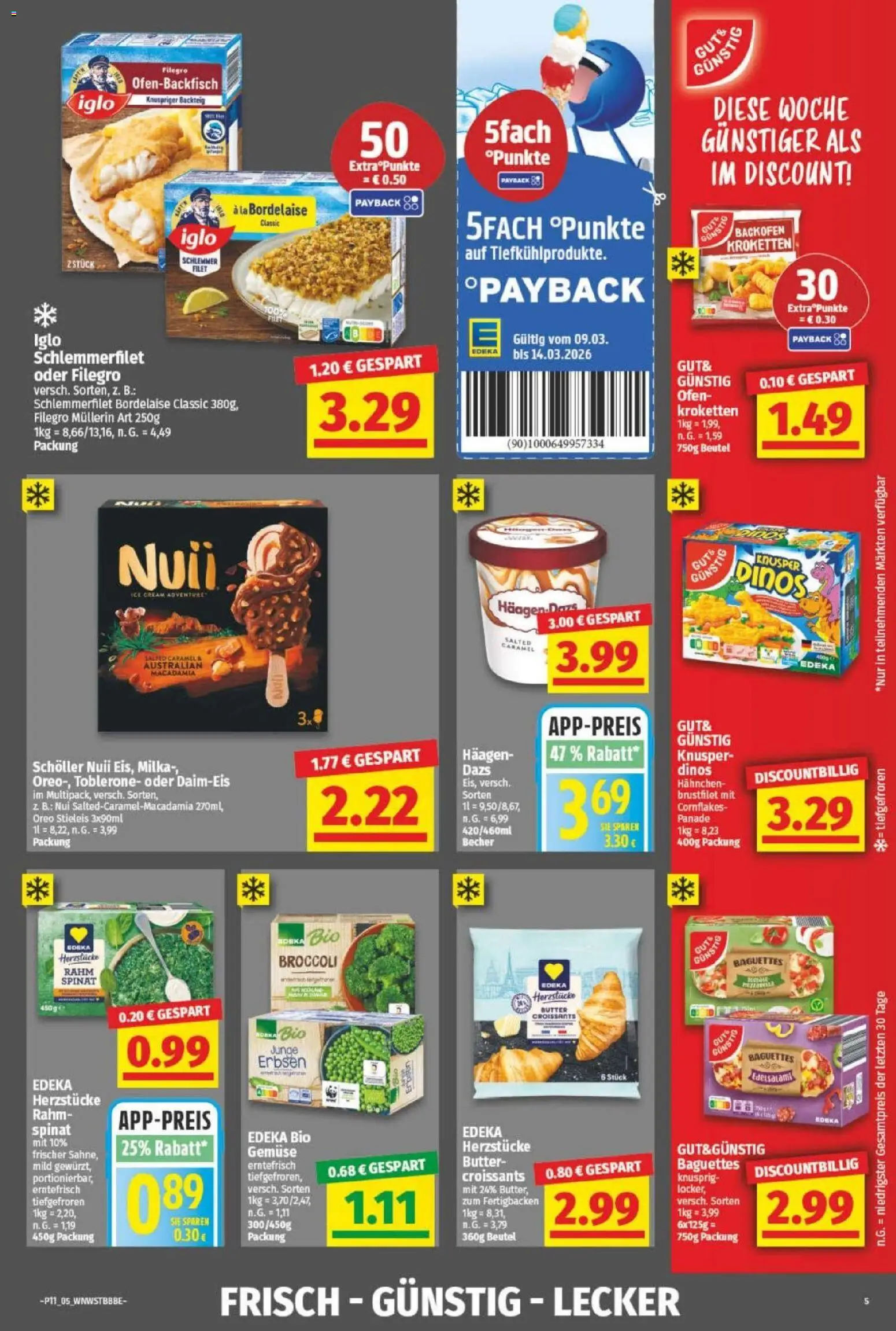 NP Discount Prospekt – gültig ab 09.03.2026 | Seite: 5 | Produkte: Ofen, Hahnchen, Gemüse, Backofen