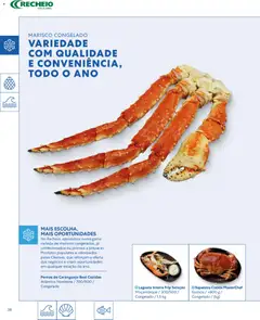 Pré-visualização Recheio - Catálogo de Alfragide válido de 16.03.2026 | Página: 38 | Produtos: Lagosta, Caranguejo, Sapateira