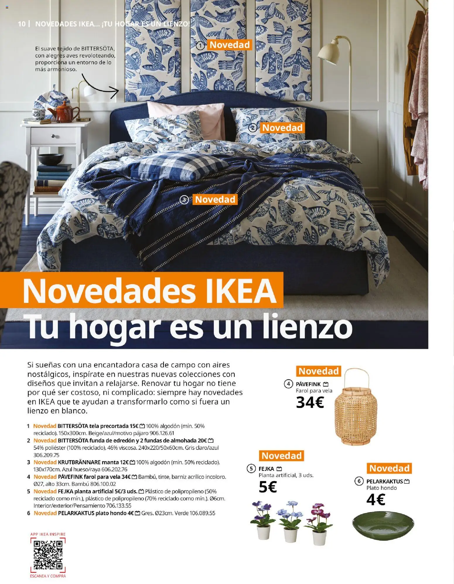 Catálogo IKEA Family Mallorca │ válido desde el 01.01.2026 | Página: 10 | Productos: Farol, Té, Manta, Almohada