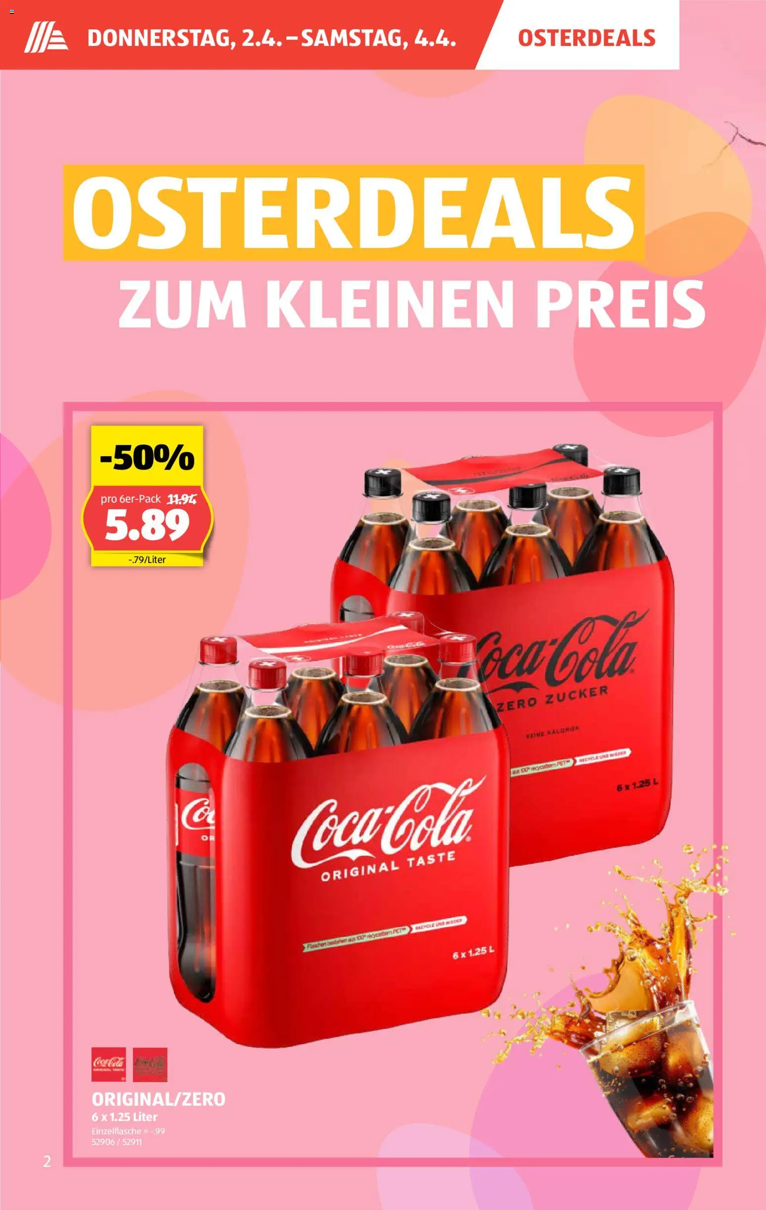 Aldi aktionen – gültig ab 02.04.2026 | Seite: 3 | Produkte: Zucker