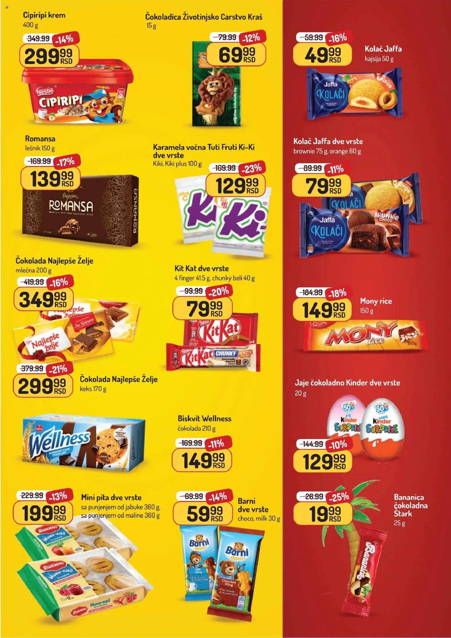 Aman katalog - važi od 24.11.2025 | Strana: 33 | Proizvode: Keks, Lešnik, Brownie, Pita