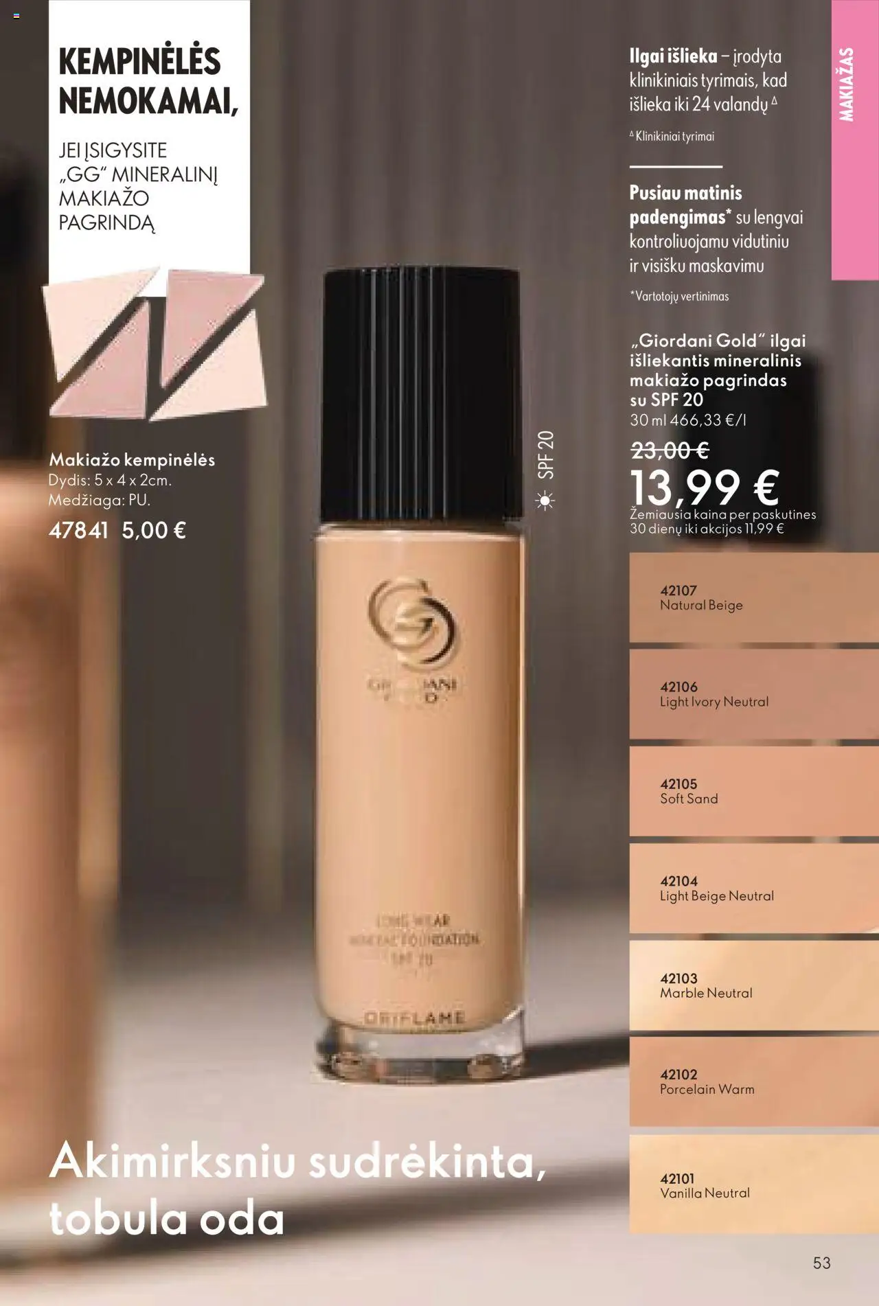Oriflame - Katalogas 12 2025│galioja nuo 24.08.2025 | Puslapis: 53 | Prekių: Makiažo pagrindas, Makiažas