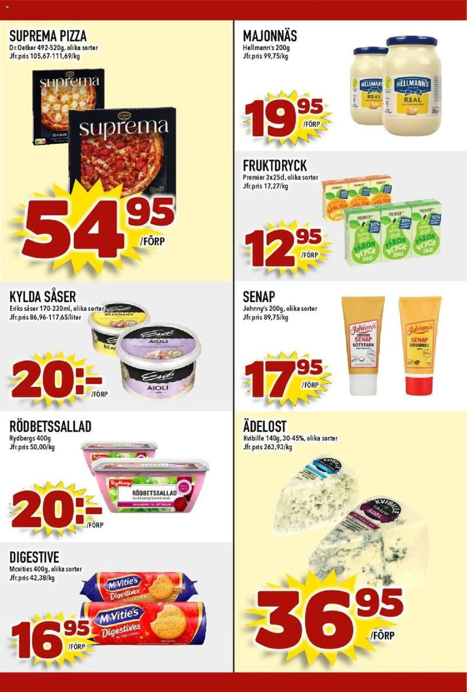 Matdax reklamblad aktuell från 15.12.2025 | Sida: 24 | Produkter: Senap, Aioli, Pizza, Apelsin
