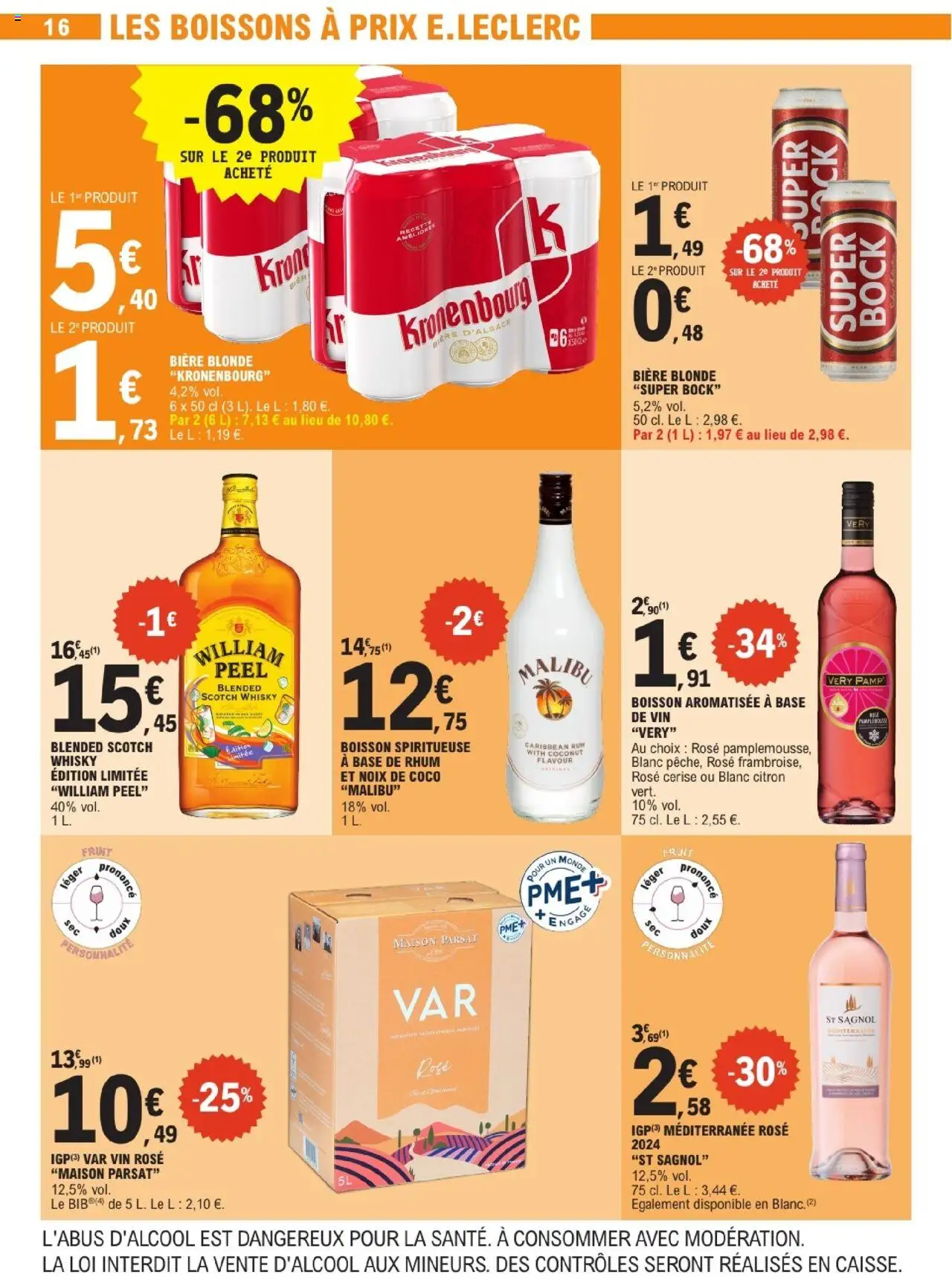  | Page: 16 | Produits: Citron, Noix de coco, Bière blonde, Noix