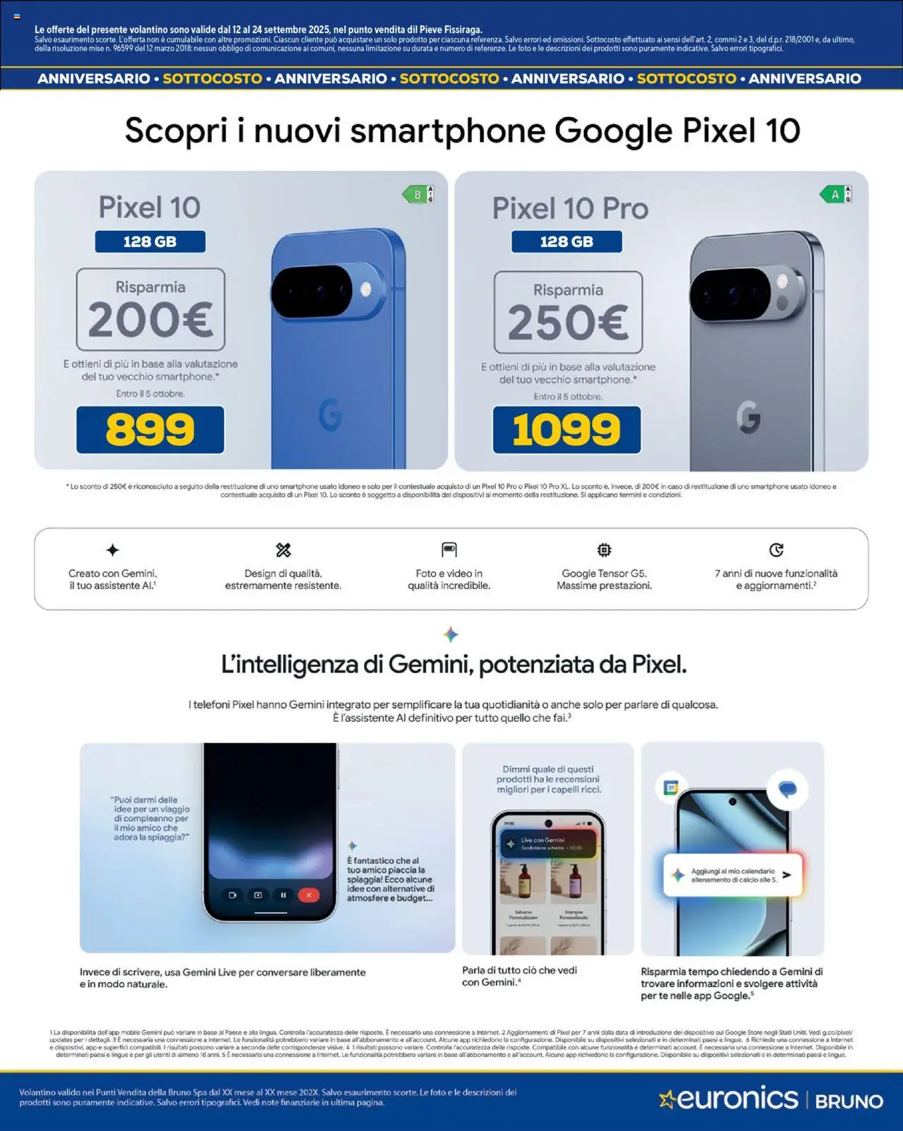 Volantino Euronics del 12.09.2025 | Pagina: 5 | Prodotti: Mobile, Data, Smartphone, Video