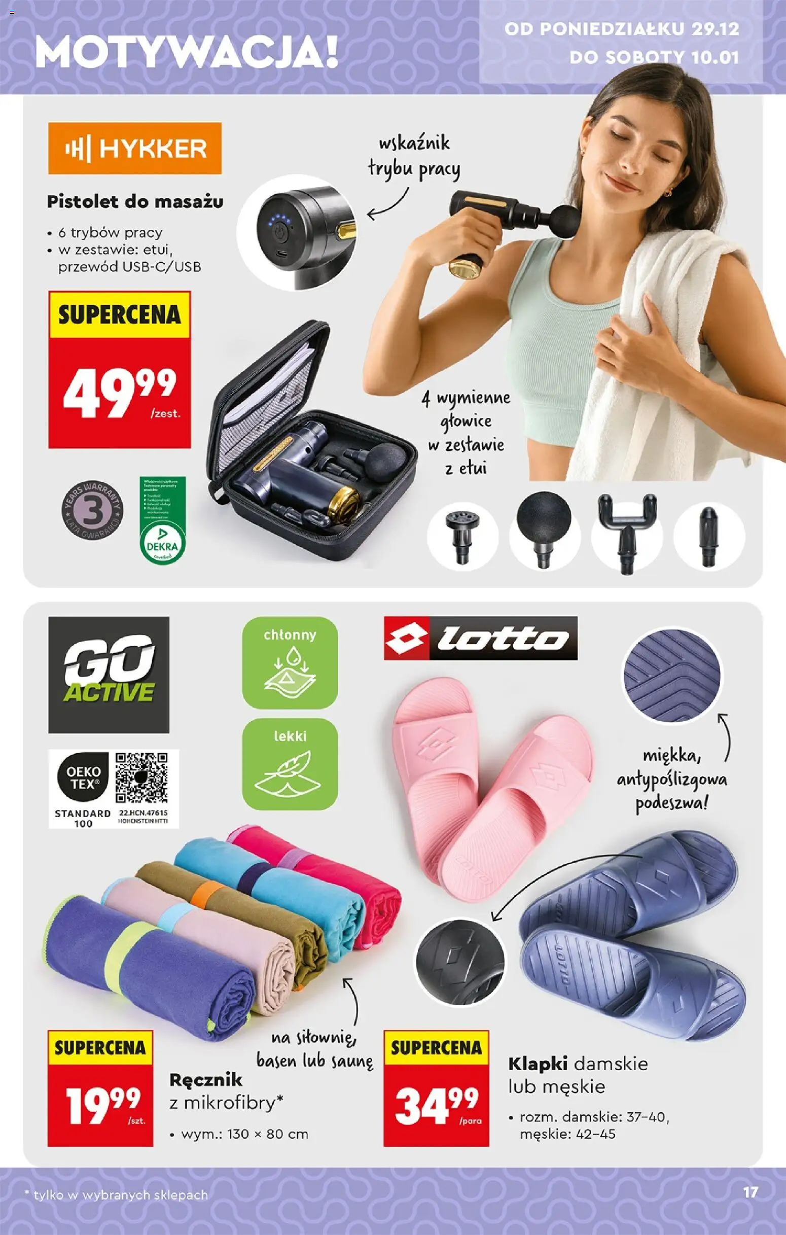 Biedronka gazetka - Hity i inspiracje od 29.12.2025 | Strona: 21 | Produkty: Klapki, Klapki damskie, Basen