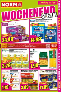 Norma Flugblatt ab 20.04.2026 gültig | Seite: 17 | Produkte: Erbsen, Fisch, Nudeln