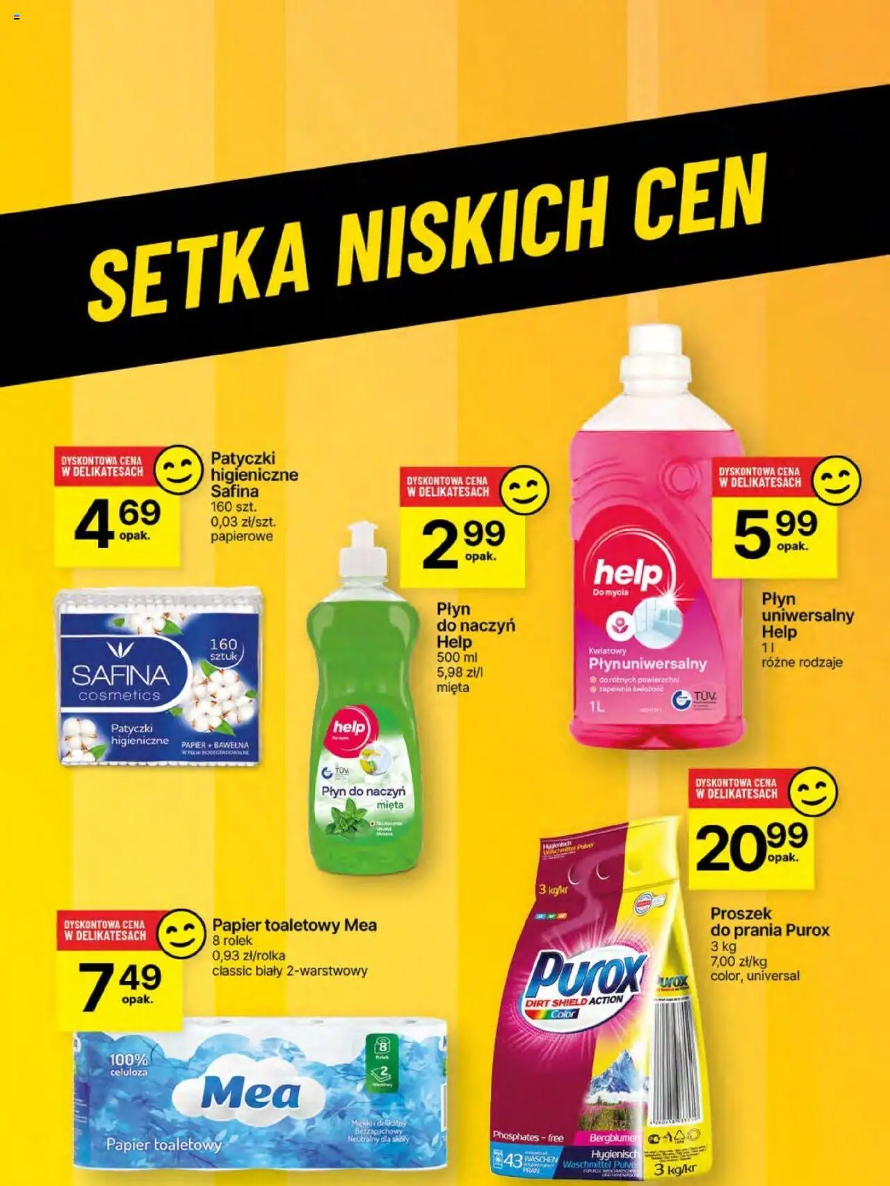 Delikatesy Centrum Gazetka od 29.05.2025 | Strona: 63 | Produkty: Papier toaletowy, Cleaner, Mięta, Detergent