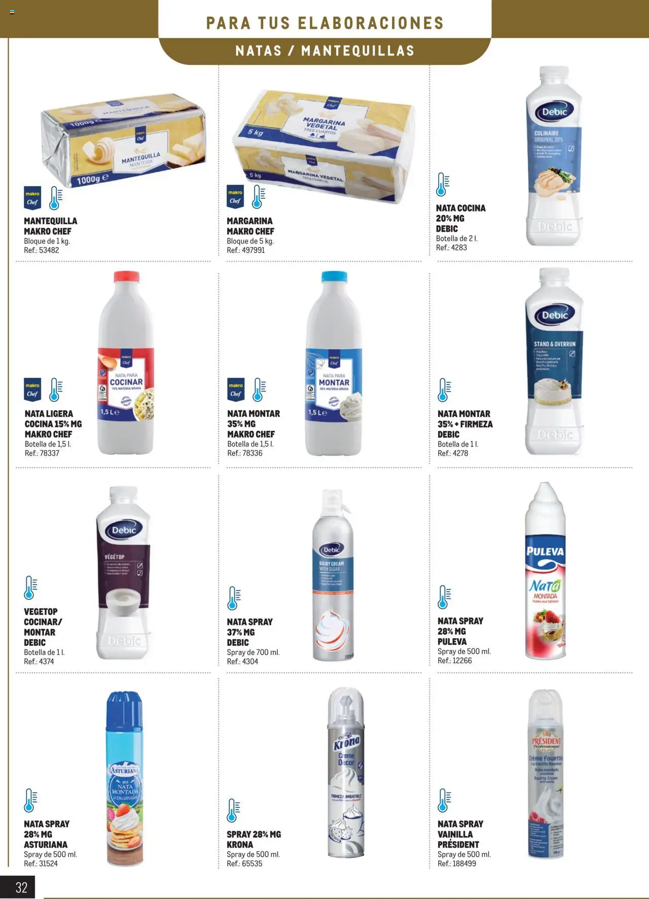 Makro - Especial Postres │ válido desde el 04.03.2025 | Página: 32 | Productos: Margarina, Cocina