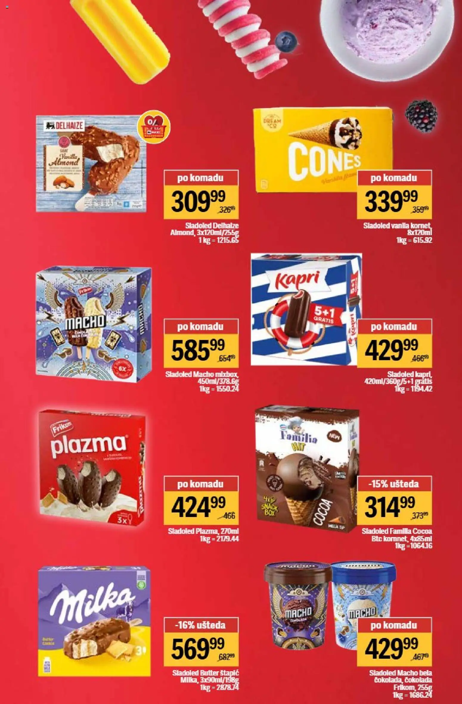 Maxi katalog - važi od 27.04.2026 | Strana: 19 | Proizvode: Milka, Sladoled, Čokolada