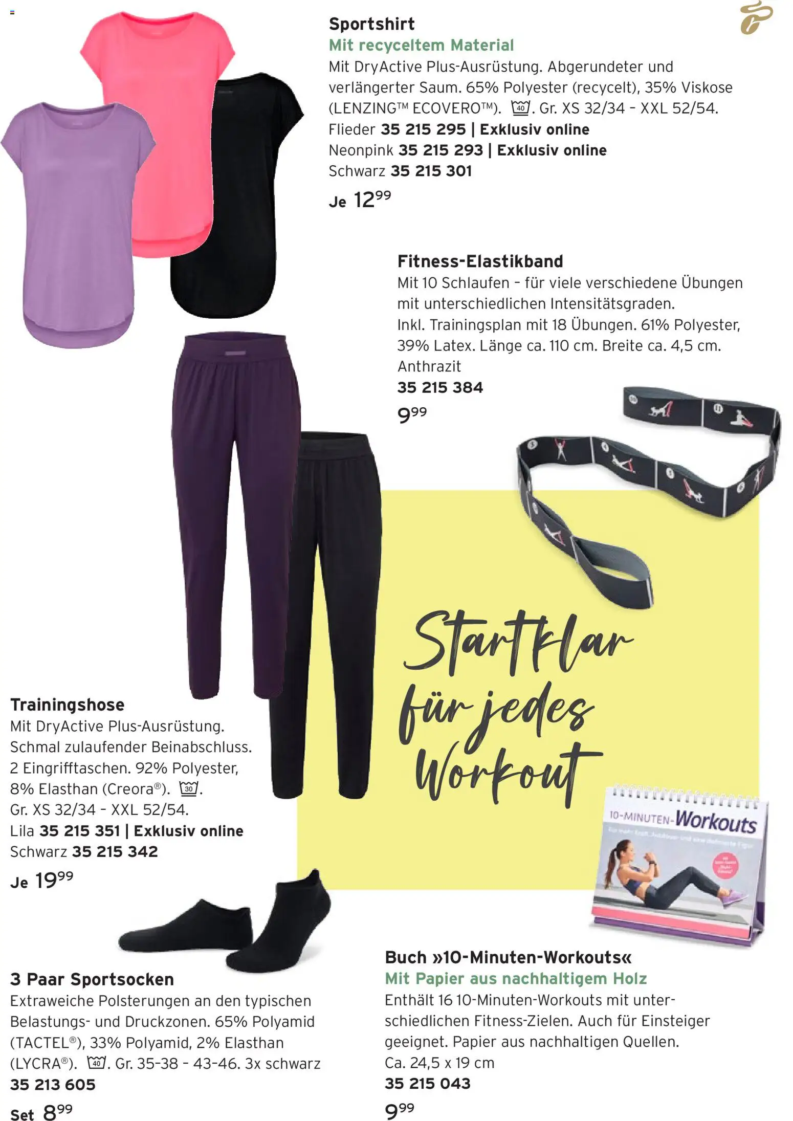 Prospekt Tchibo Back to gym – gültig ab 07.01.2026 | Seite: 17 | Produkte: Trainingshose