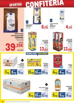 Makro - Precios Centro │ válido desde el 04.08.2025 | Página: 20 | Productos: Chocolate, Φαρίνα, Galletas, Caja