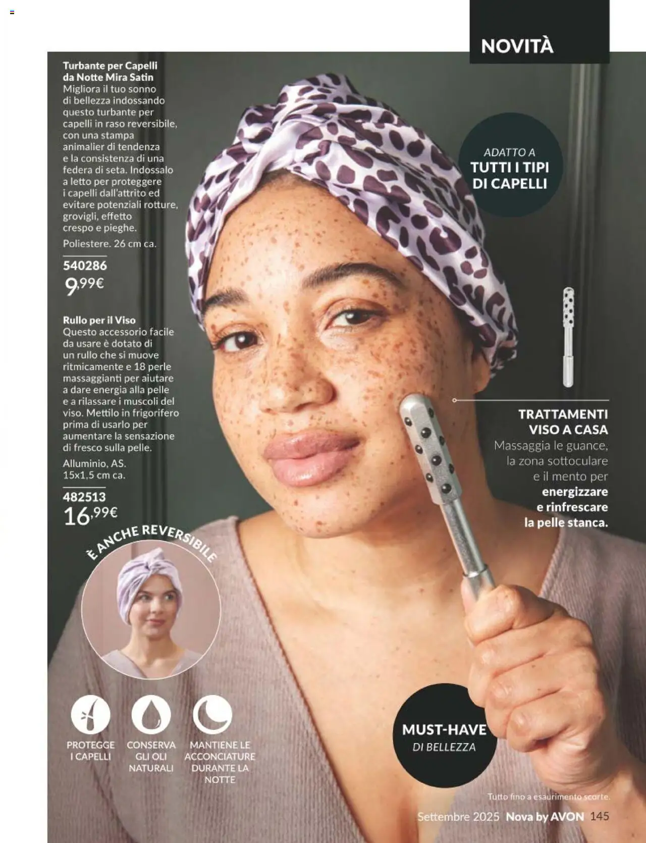 Volantino Avon del 01.09.2025 | Pagina: 145 | Prodotti: Rullo, Frigorifero, Stampa, Letto