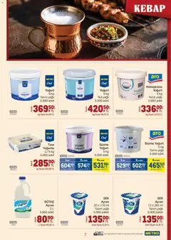 21.01.2026 tarihinden itibaren geçerli olan Metro kataloğu önizlemesi | Sayfa: 7 | Ürünler: Yoğurt