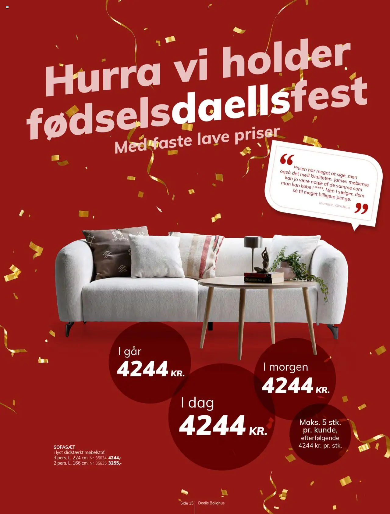 Daells Bolighus tilbudsavis – gyldig fra 24.09.2025 | Side: 15 | Produkter: Søm