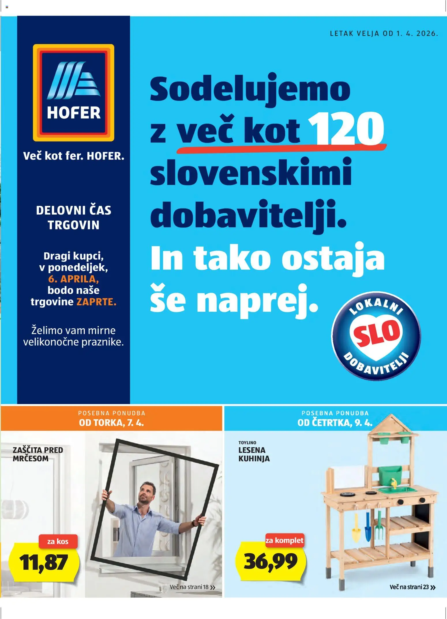 Hofer SI katalog | vrijedi od 01.04.2026 | Stranica: 1