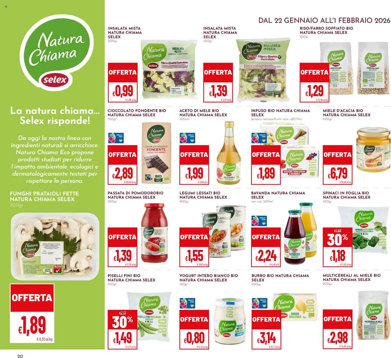 Volantino Pan del 22.01.2026 | Pagina: 20 | Prodotti: Aceto di mele, Ceci, Lenticchie, Burro