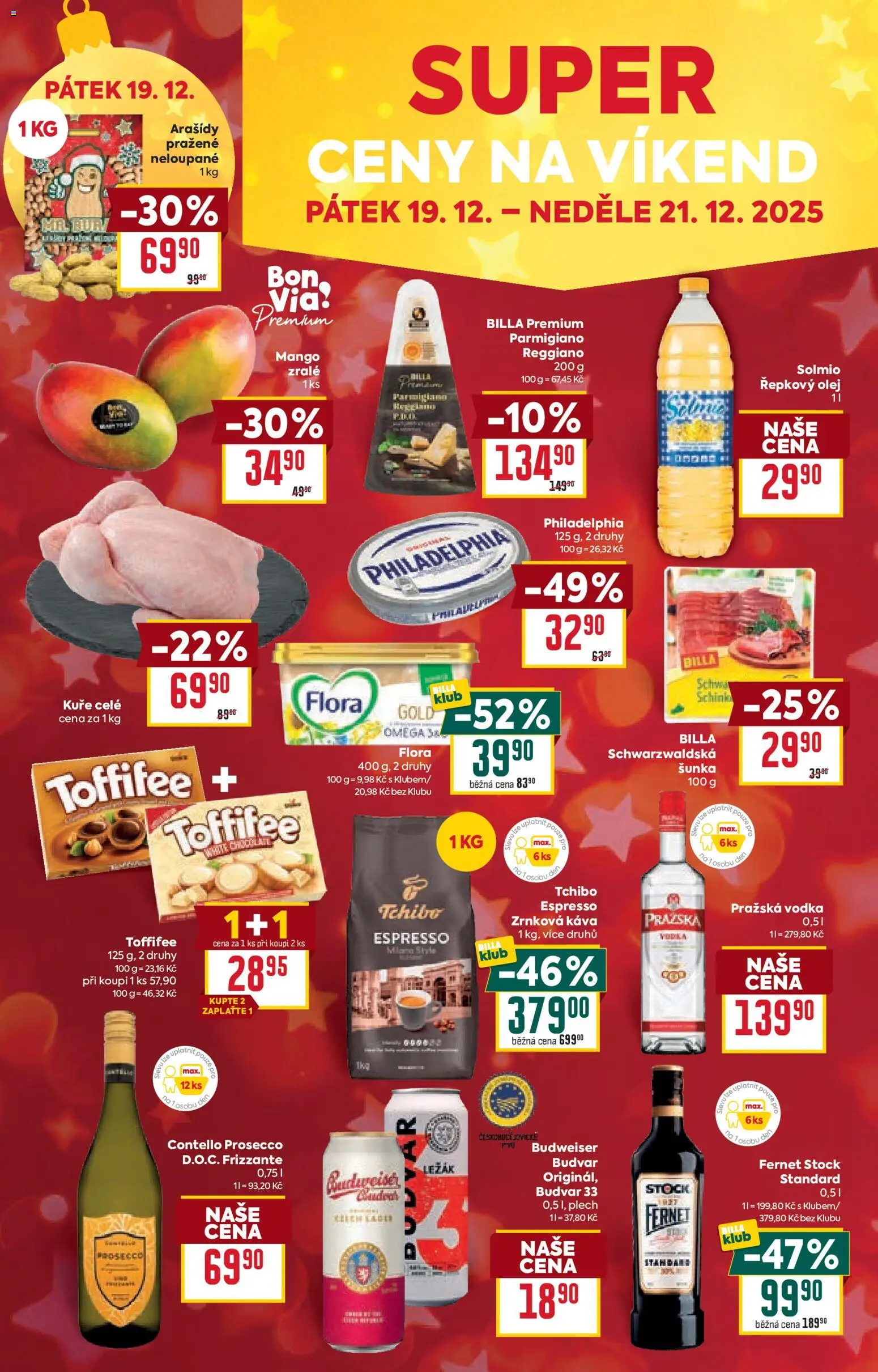 Billa Velký leták od 17.12.2025 | Strana: 51 | Produkty: Prosecco, Frizzante, Omega, Plech