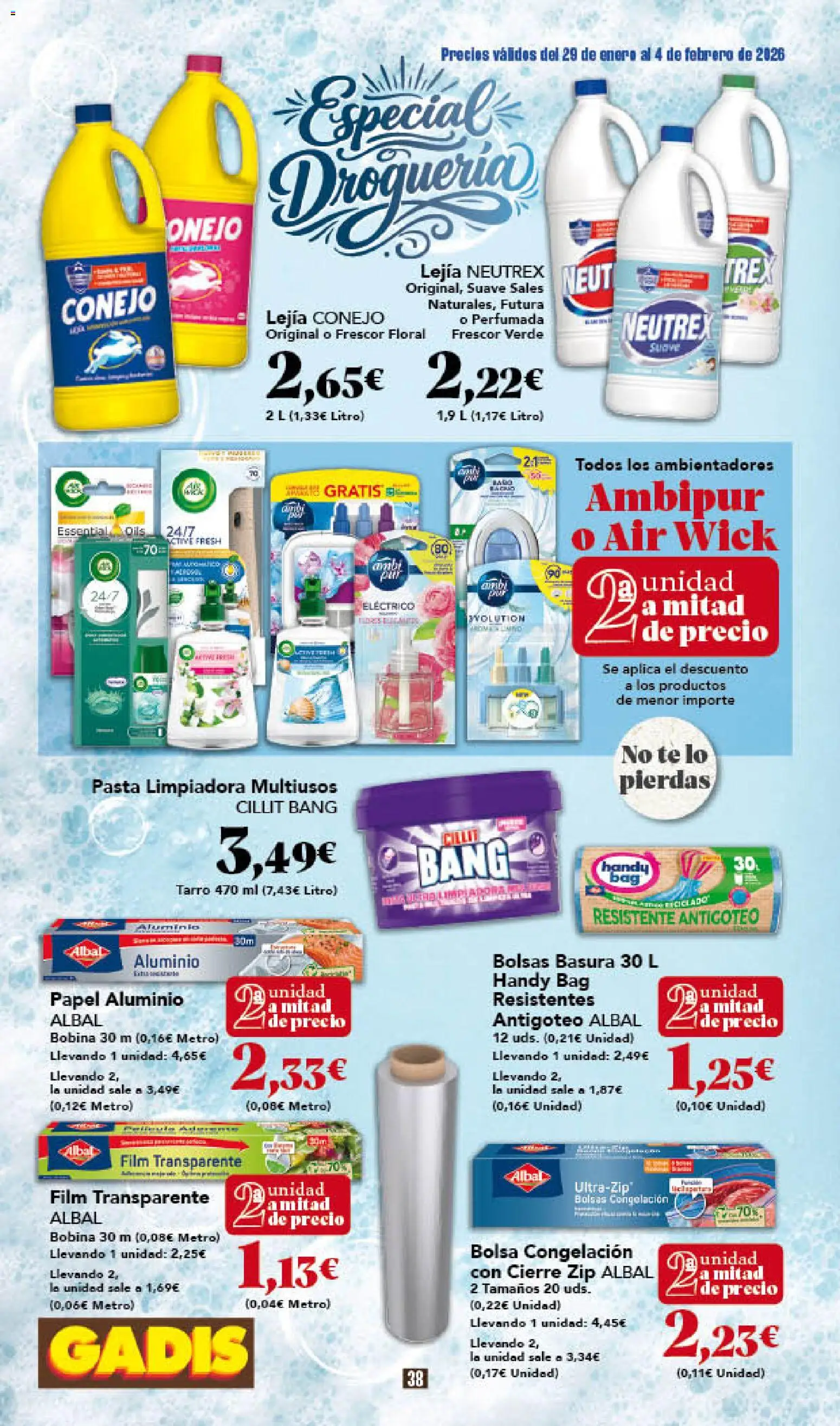 Gadis - folleto │ válido desde el 29.01.2026 | Página: 38 | Productos: Pasta, Té, Bolsa