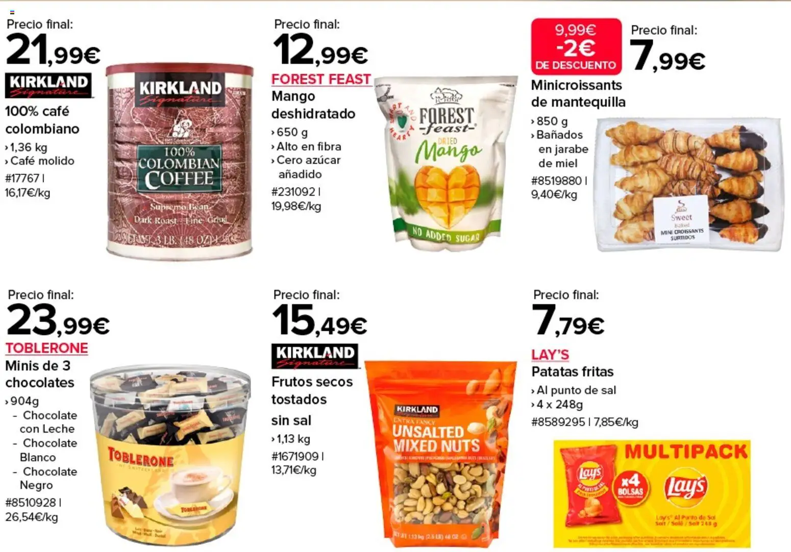 Costco catálogo │ válido desde el 29.01.2026 | Página: 4 | Productos: Leche, Chocolate, Ρούτερ, Συσκευή ροής