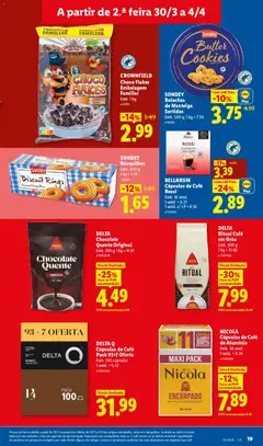 Pré-visualização DELTA Q Cápsulas de Café Pack 93+7 Oferta, Emb. 100 cápsulas, 1 unid. = 0.32 válido de 30.03.2026 | Página: 19