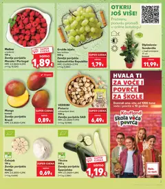 Bio Češnjak, 150 g Zemlja porijekla Italija - Pregled kataloga iz trgovine Kaufland, vrijedi od 15.04.2026 | Stranica: 3