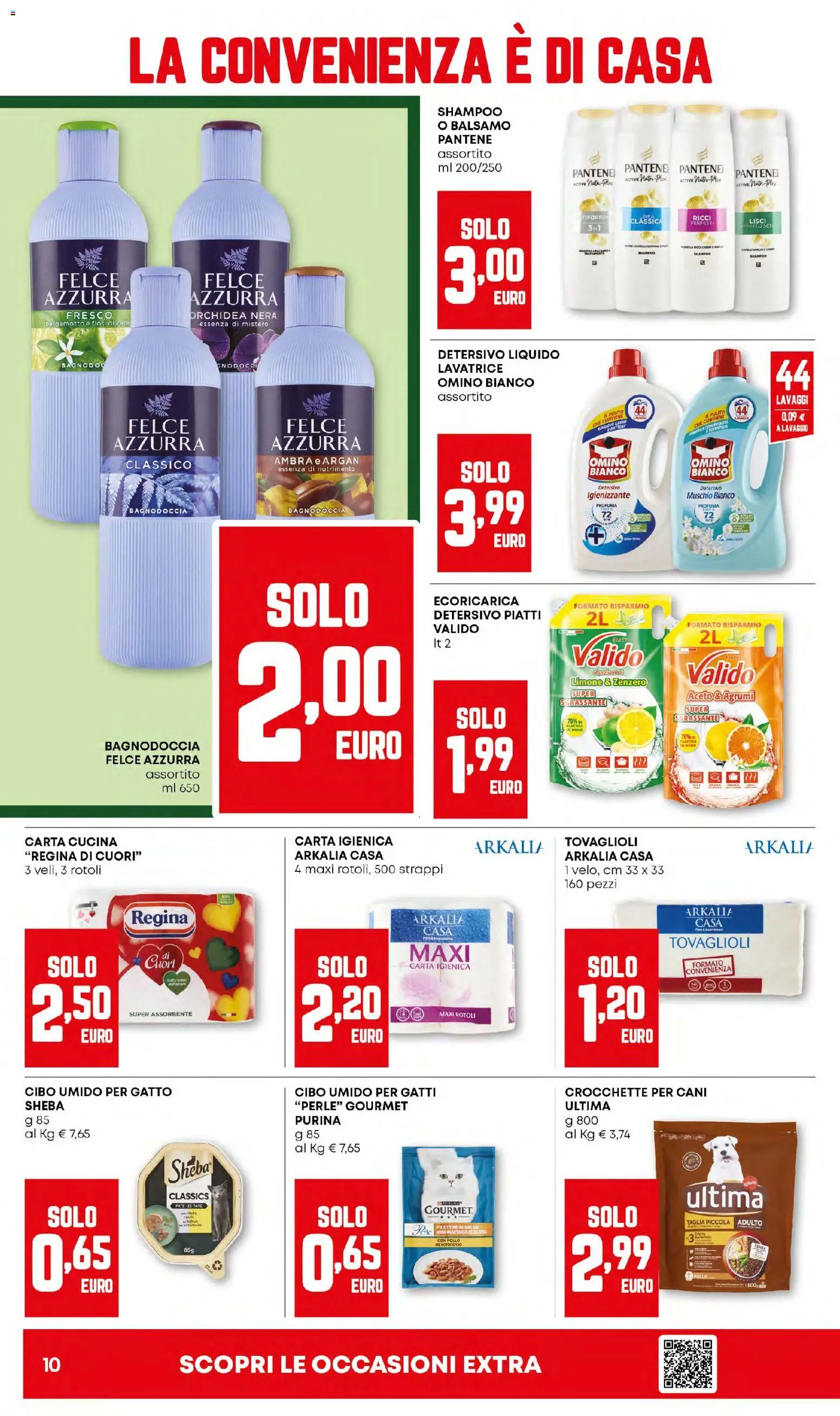 Volantino PAM del 02.01.2026 | Pagina: 10 | Prodotti: Paté, Agrumi, Lavatrice, Aceto