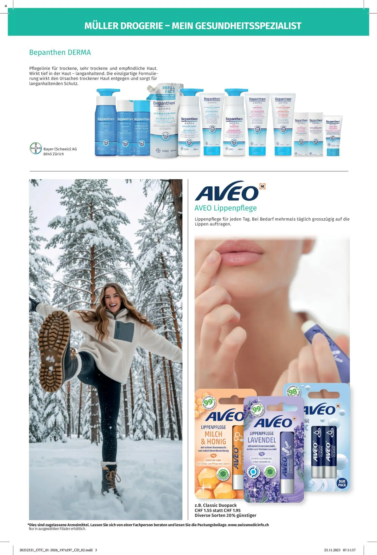 Müller Aktionen Gesund – gültig ab 08.01.2026 | Seite: 3 | Produkte: Milch, Lip Balm