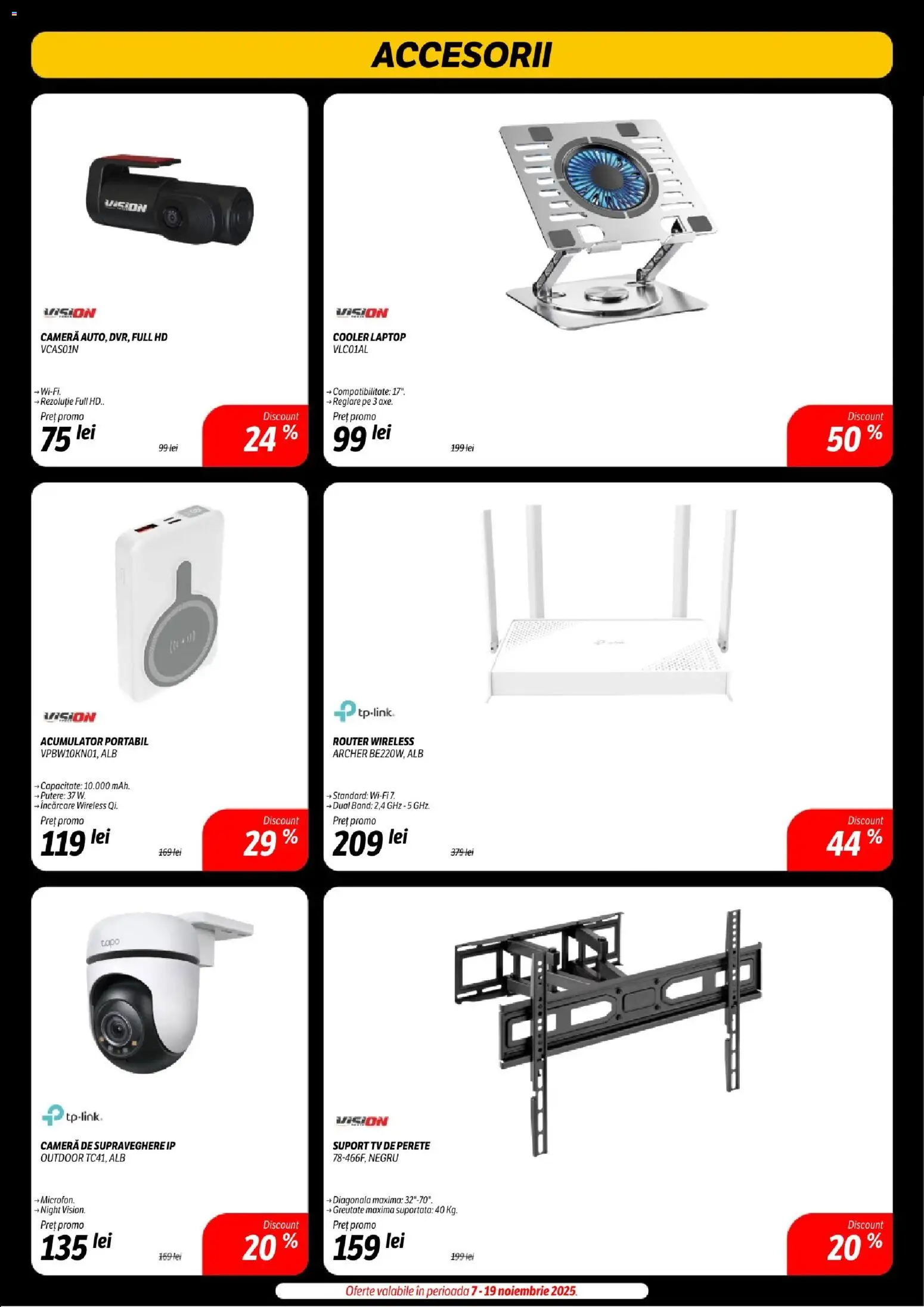 Noul catalog Flanco – valabil de la 07.11.2025 | Pagină: 24 | Produse: Laptop, Router, Cameră