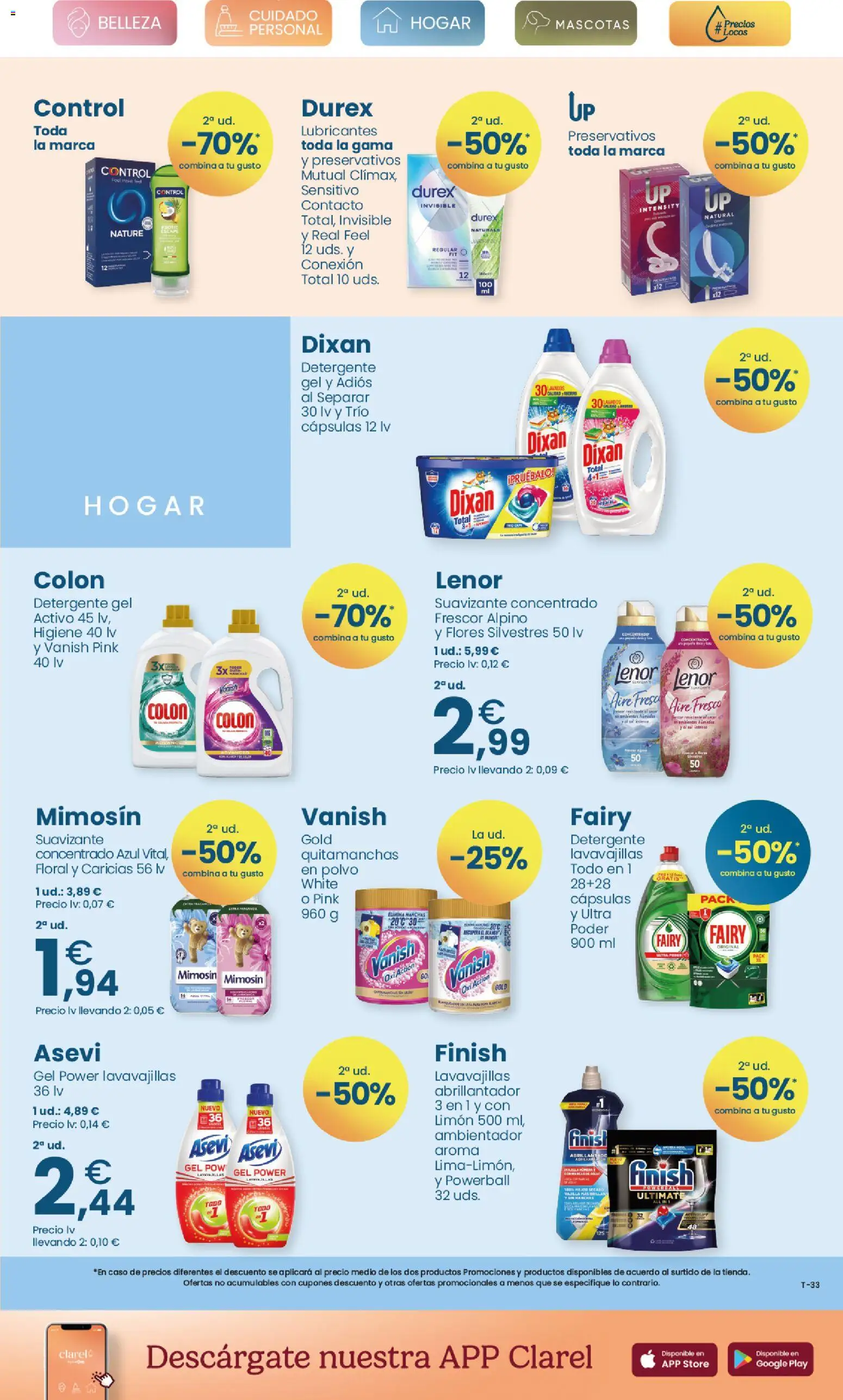 Clarel - folleto │ válido desde el 11.02.2026 | Página: 7 | Productos: Polvo, Detergente, Suavizante, Lavavajillas