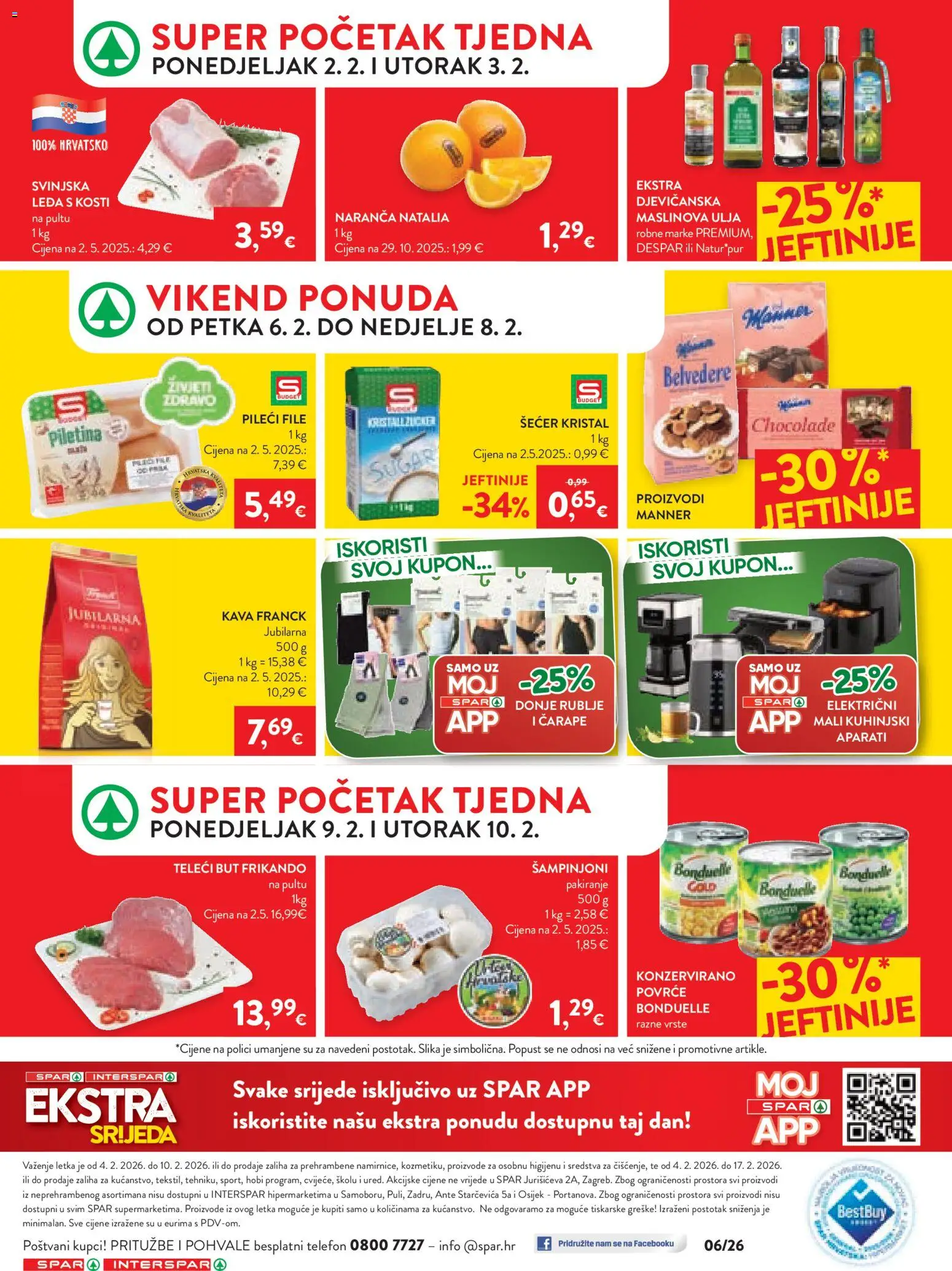 Spar katalog | vrijedi od 04.02.2026 | Stranica: 36 | Proizvodi: Šećer kristal, Kava, Donje rublje, Čarape