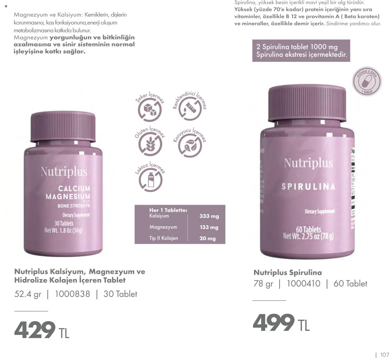 Farmasi Katalog - 01.11.2025 tarihinden itibaren geçerlidir | Sayfa: 107