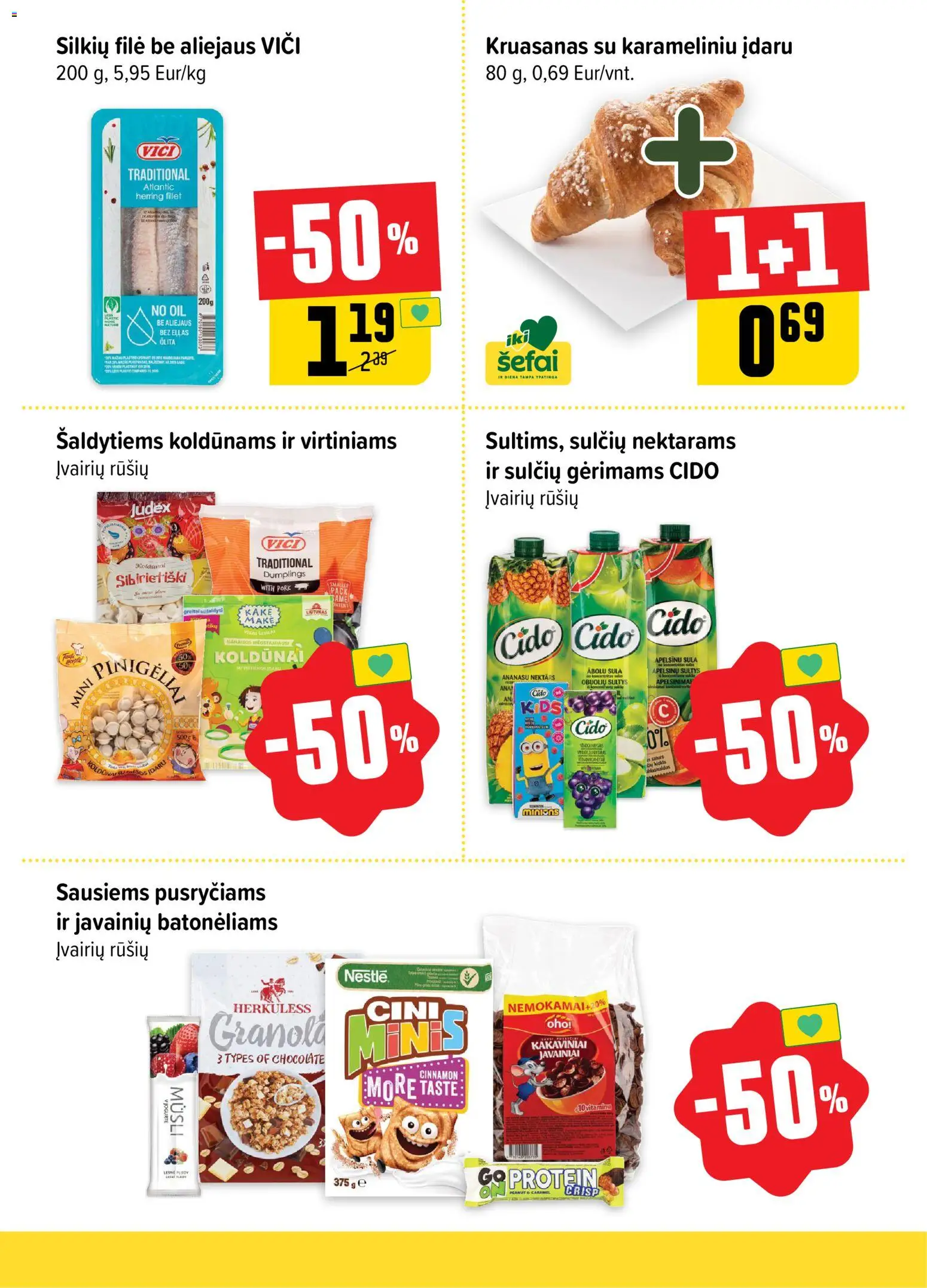 IKI akcijos nuo 12.02.2026 | Puslapis: 3 | Prekių: Sultys