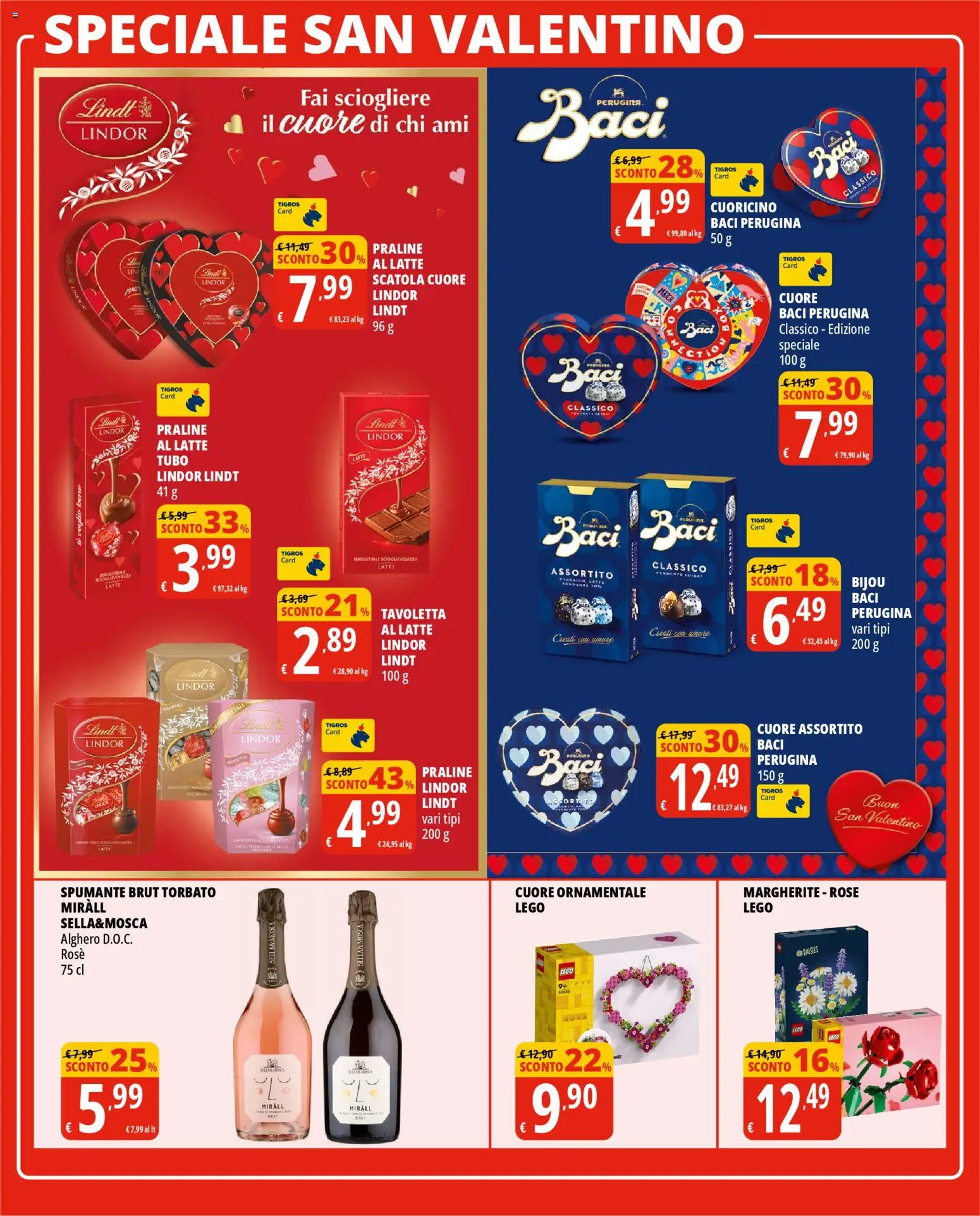 Volantino Tigros del 28.01.2026 | Pagina: 24 | Prodotti: Latte, Tubo, Spumante, Scatola