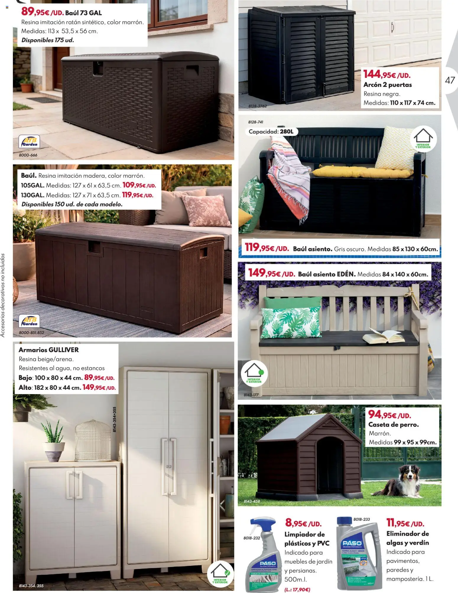 BricoCentro folleto │ válido desde el 23.03.2026 | Página: 47 | Productos: Muebles, Muebles de jardín