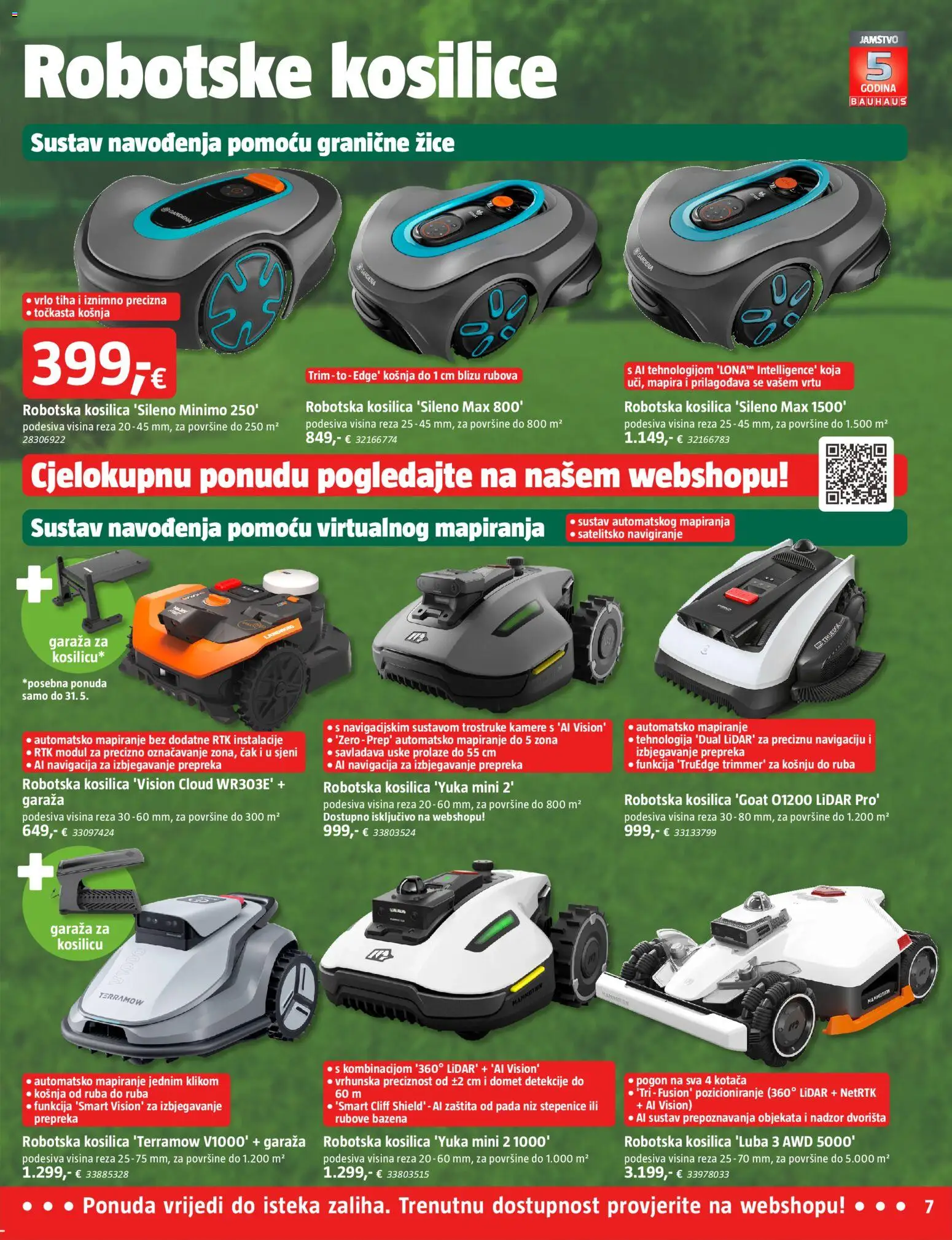 Bauhaus katalog | vrijedi od 15.04.2026 | Stranica: 7 | Proizvodi: Navigacija, Kosilica