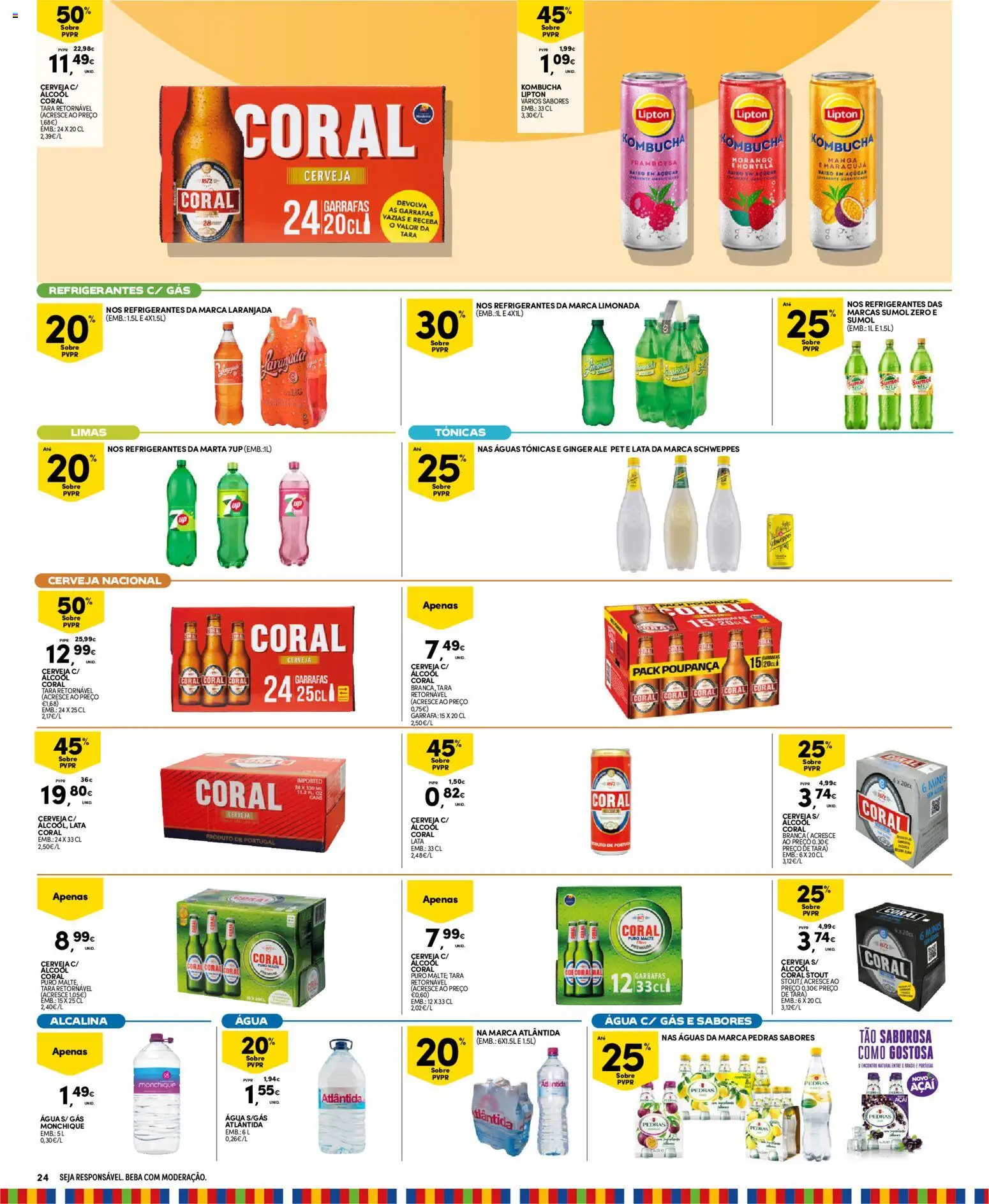 Continente - Madeira │ válido de 10.03.2026 | Página: 24 | Produtos: Hortelã, Cerveja, Açúcar, Soda