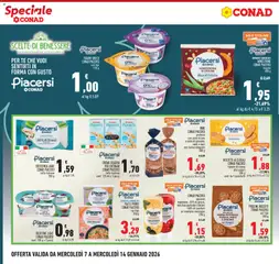 Anteprima del volantino CRESCENZA LIGHT CONAD PIACERSI, latte italiano 200 g -50% di Grassi valido a partire dal 07.01.2026 | Pagina: 4