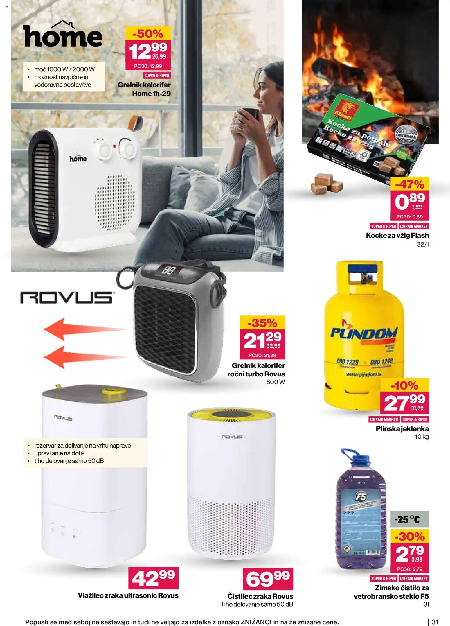 Novi Mercator katalog ponudbe – veljaven od 14.01.2026 | Stran: 31 | Izdelki: Cistilec zraka