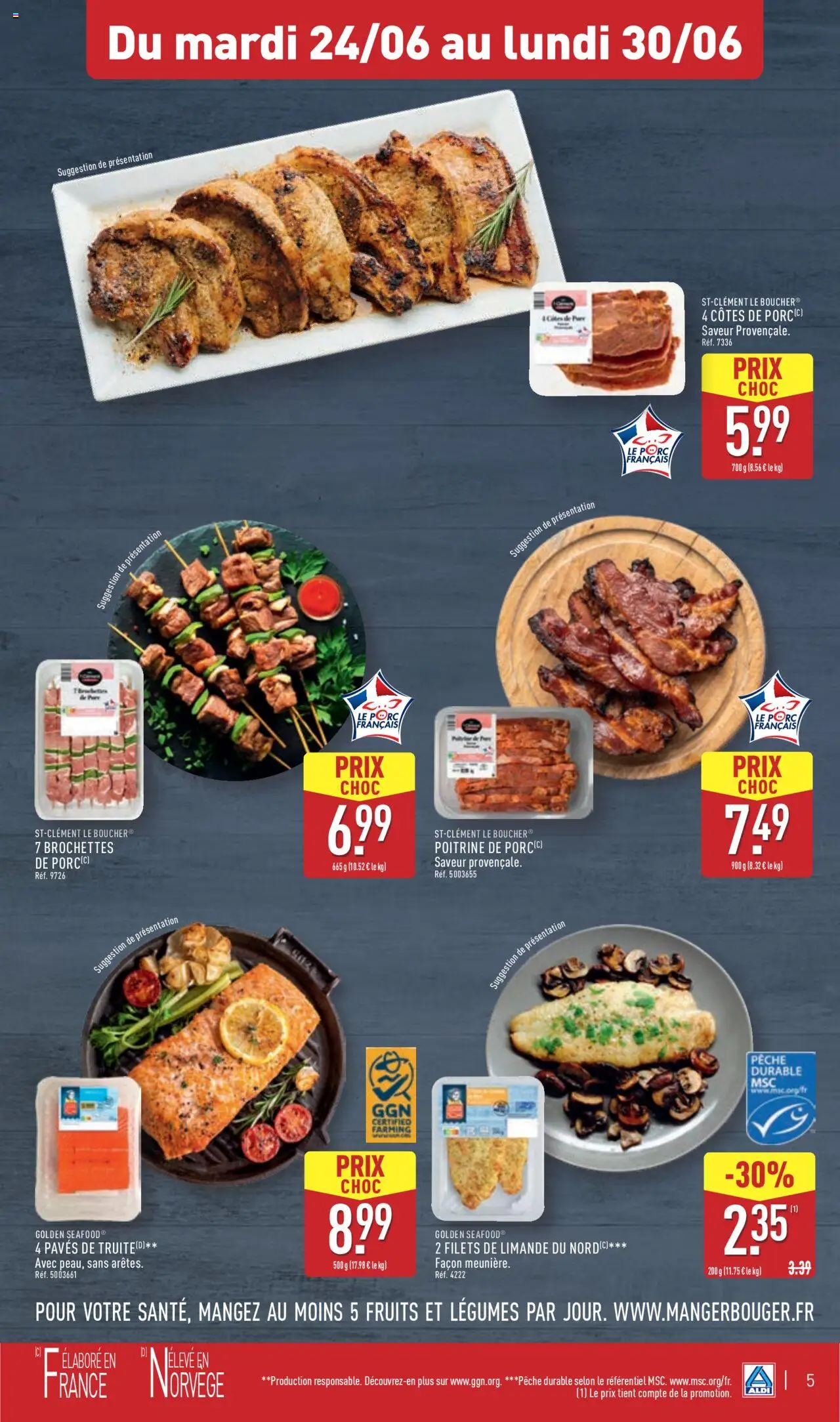  | Page: 8 | Produits: Pêche, Porc