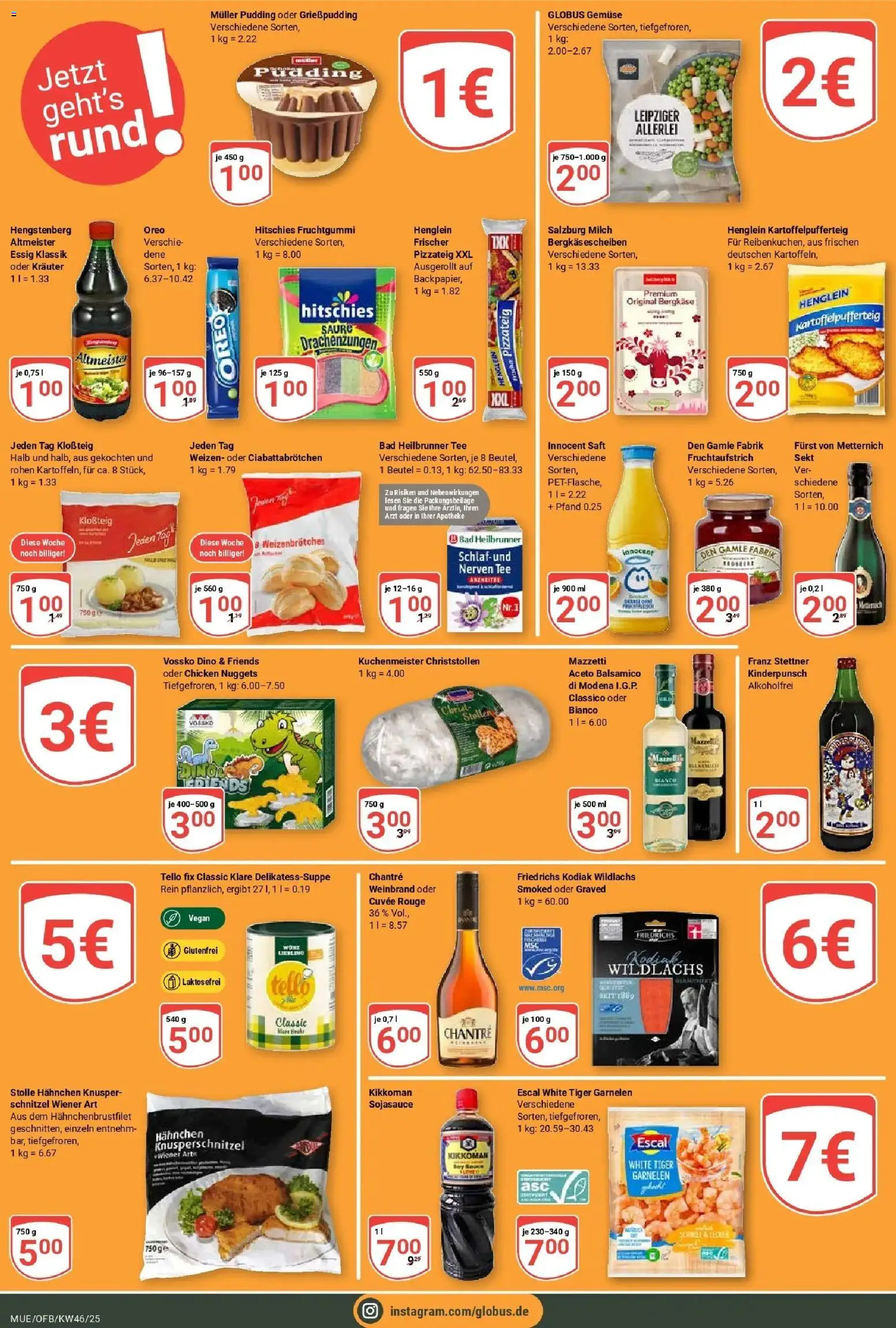 Globus prospekt Mühldorf	 – gültig ab 10.11.2025 | Seite: 15 | Produkte: Sekt, Bad, Pudding, Gemüse