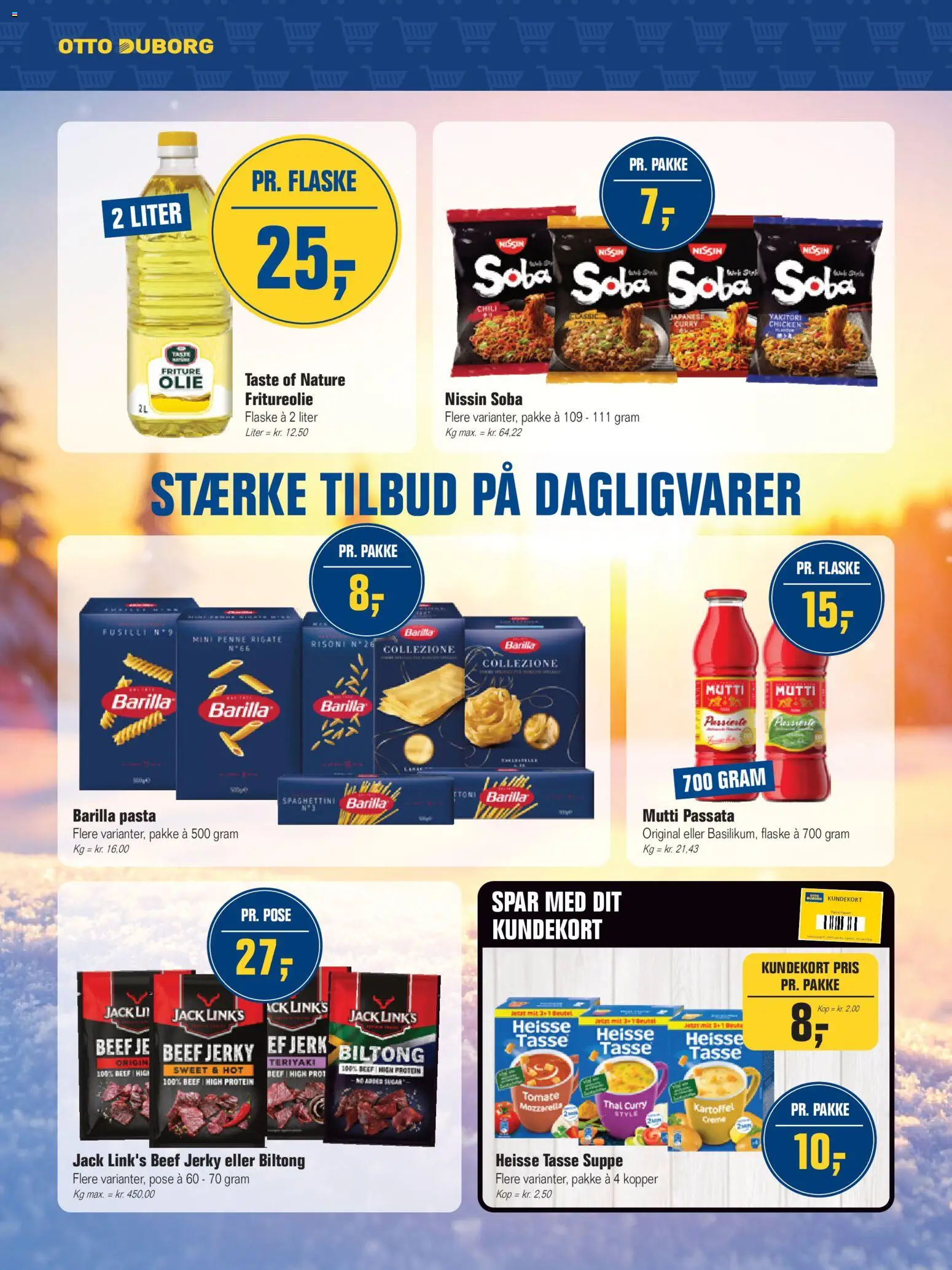 Otto Duborg tilbudsavis – gyldig fra 28.01.2026 | Side: 3 | Produkter: Olie, Pasta, Mozzarella, Suppe