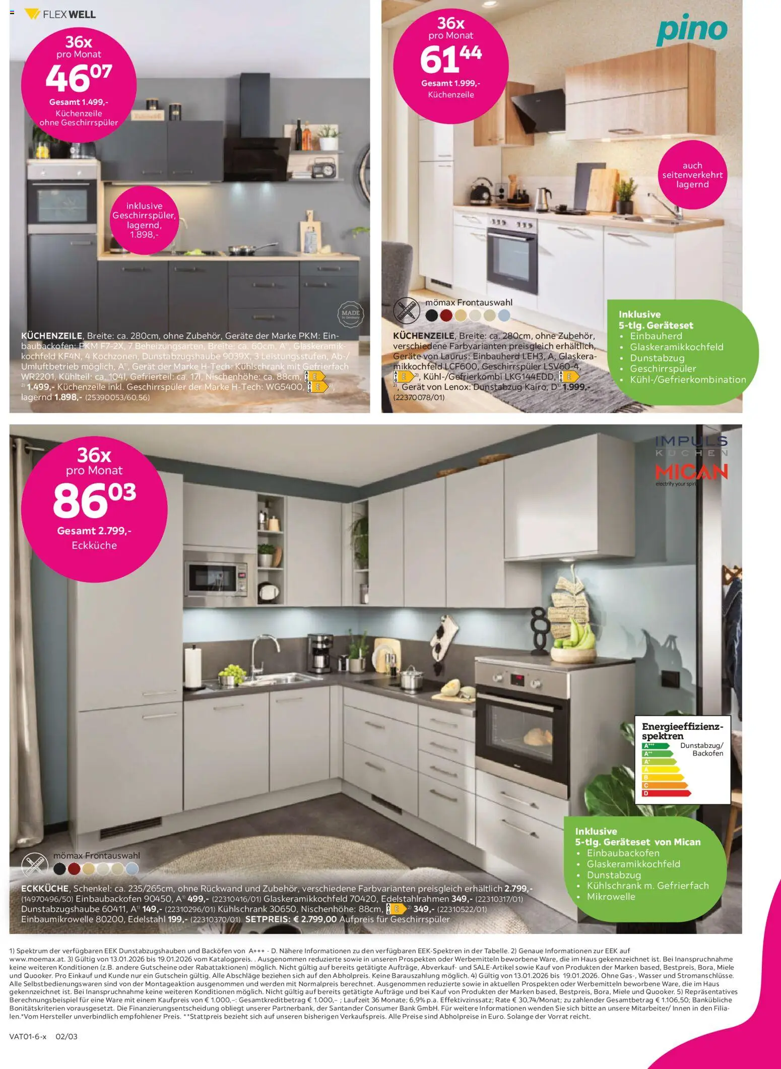 Mömax Prospekt aktuell gültig ab 13.01.2026 | Seite: 2 | Produkte: Wasser, Kühlschrank, Kochfeld, Mikrowelle